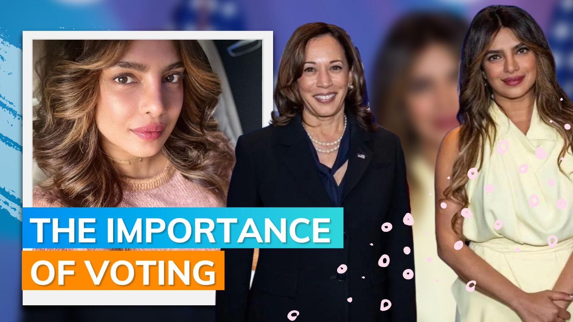 Priyanka Chopra meets US Vice President Kamala Harris, discusses the importance of voting 