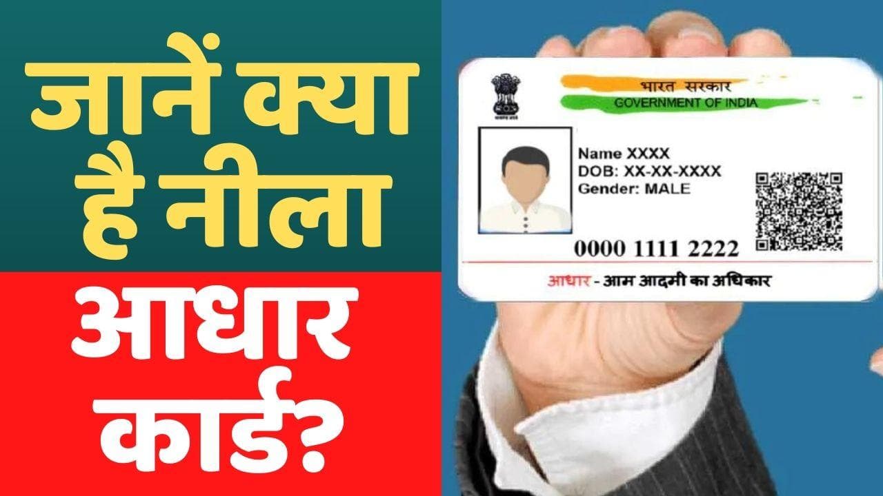 Blue Aadhar Card: जानें क्या है नीला आधार कार्ड? यह आपको कैसे फायदा पहुंचा सकता हैं