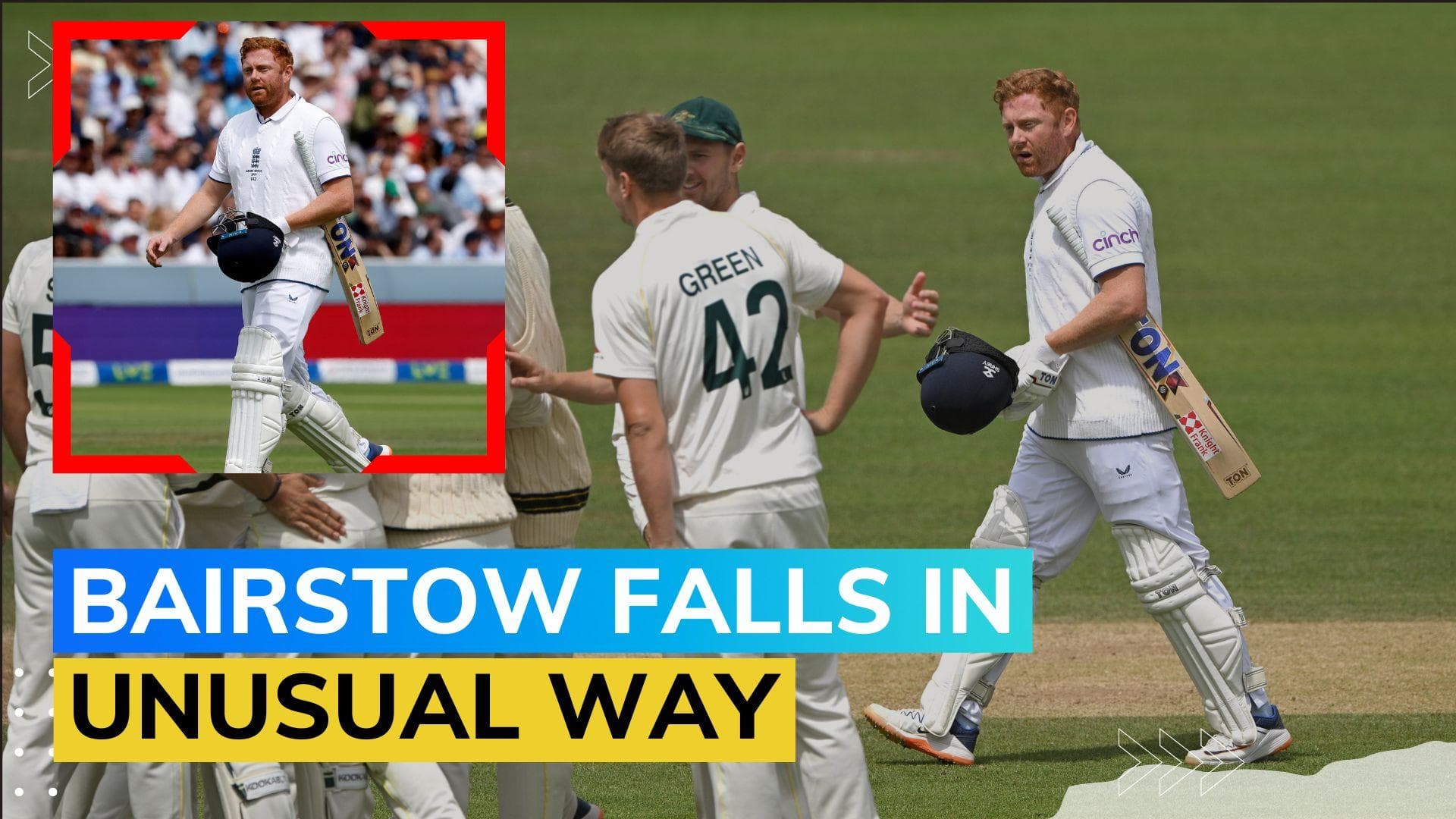 Ashes 2023: Jonny Bairstow loses wicket in controversial manner against Australia