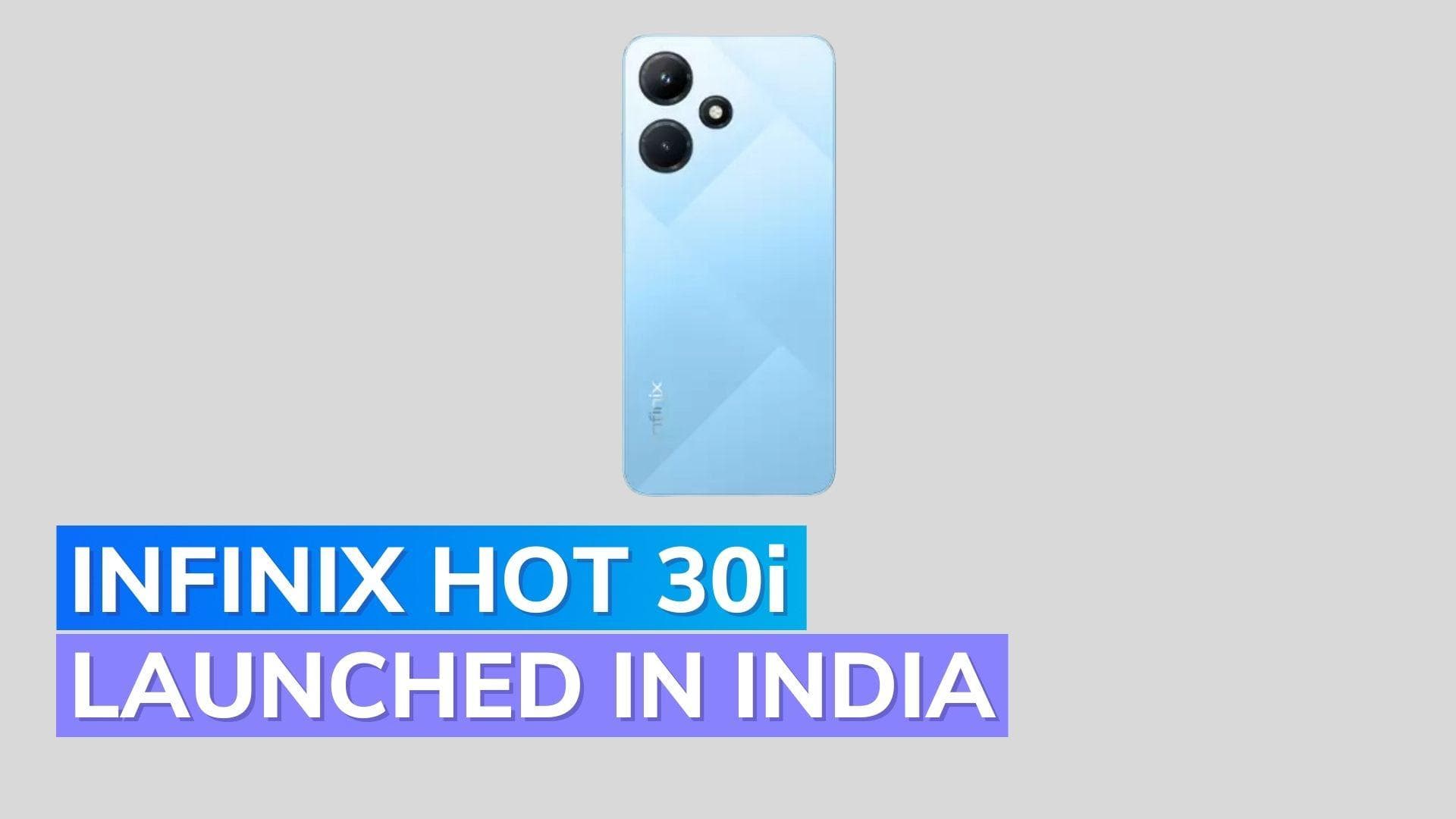 Infinix Hot 30i with Helio G37 chipset launched in India