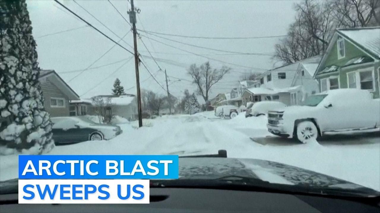 Watch: 'blizzard of the century' in US, icicles cover New York state buildings