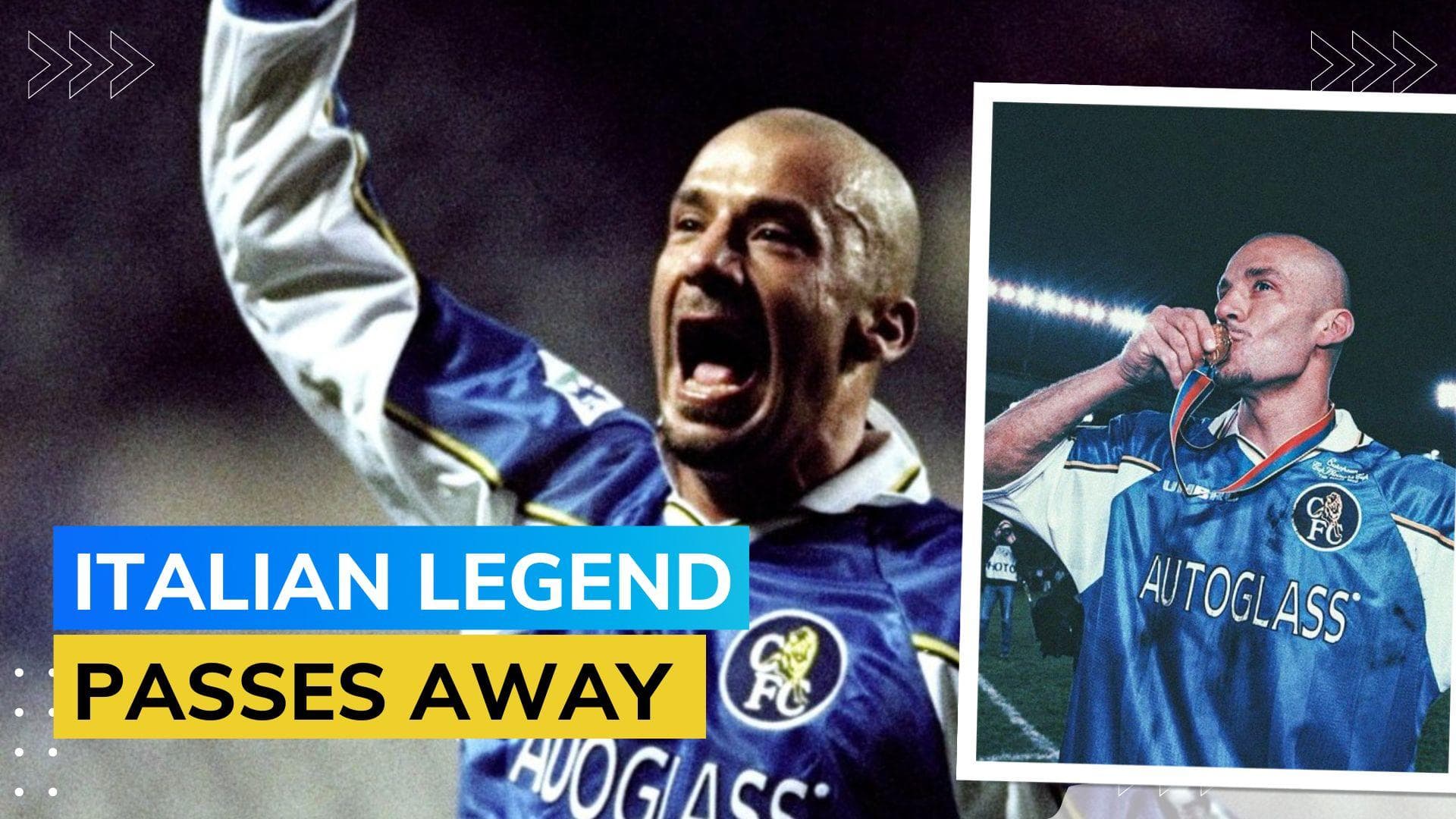 Former Chelsea & Italy striker Gianluca Vialli dies aged 58