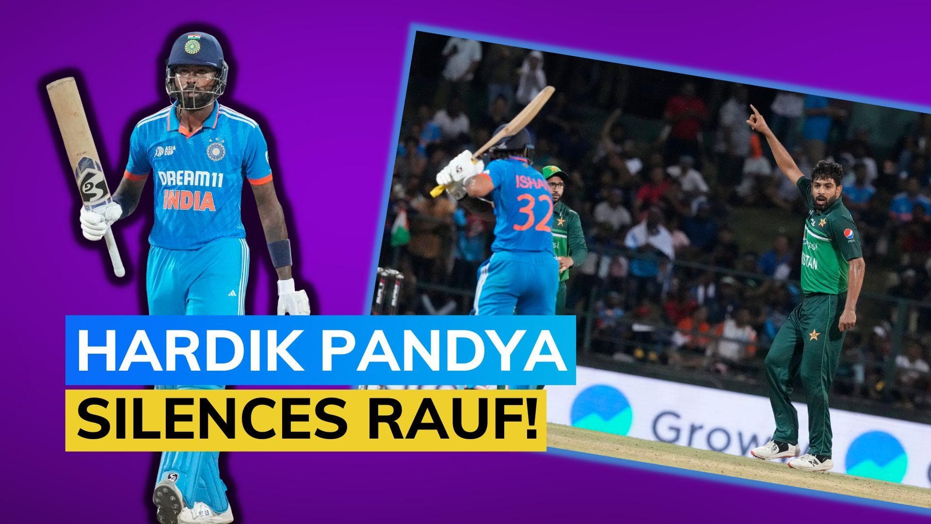 Watch! Haris Rauf gives Ishan Kishan a send-off during IND vs PAK Asia Cup 2023 game