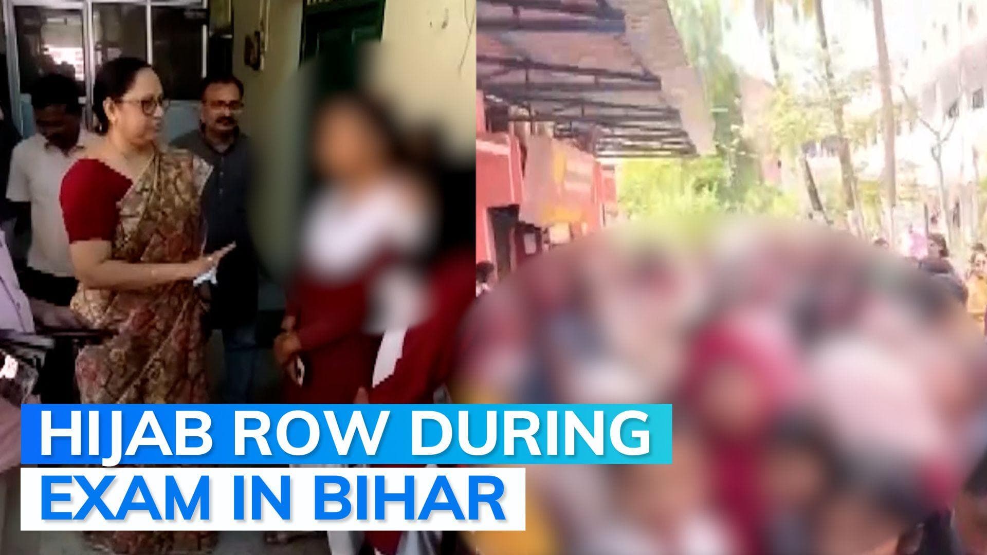 Hijab row in Bihar: 'checking for Bluetooth earphones' says principal; student claims harassment in exam