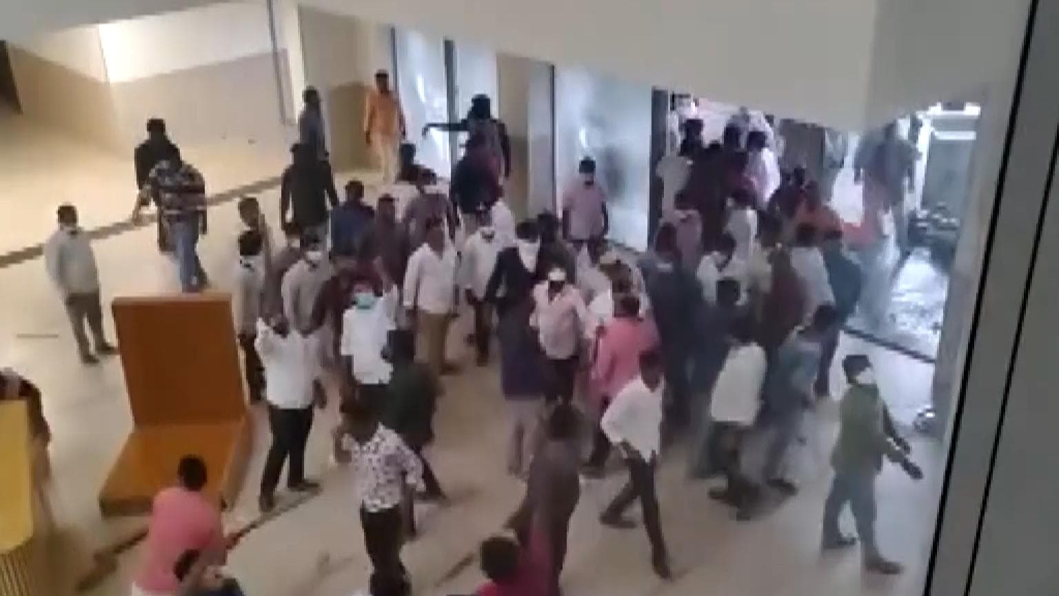 On camera: ruling YSRCP cadre attack TDP offices in Andhra