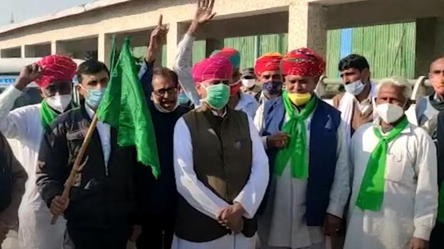 किसान आंदोलन को समर्थन देने के लिए मधुबनी से आए हैं विजयकांत झा