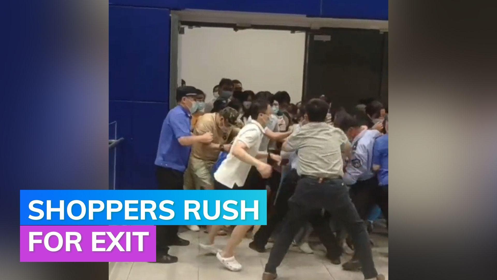 Watch: Shoppers rush for exits as Shanghai Ikea goes into lockdown