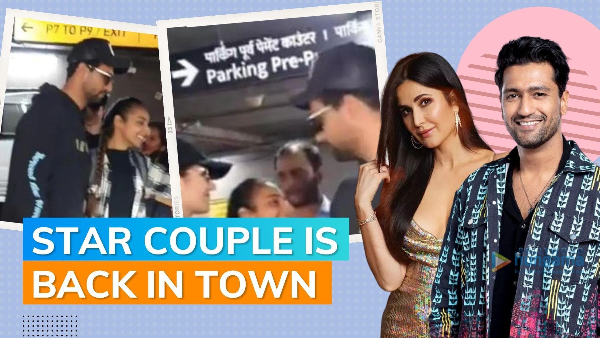 Katrina Kaif, Vicky Kaushal mobbed by fans for selfies at the Mumbai Airport. Watch