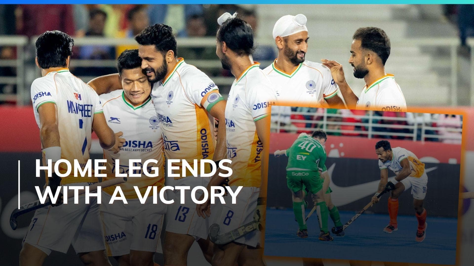 Indian men's hockey team beats Ireland 4-0 to end FIH Pro League home leg on winning note