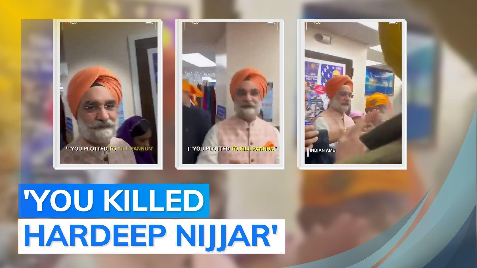 Caught on camera: Khalistan supporters heckle Indian envoy in New York gurdwara