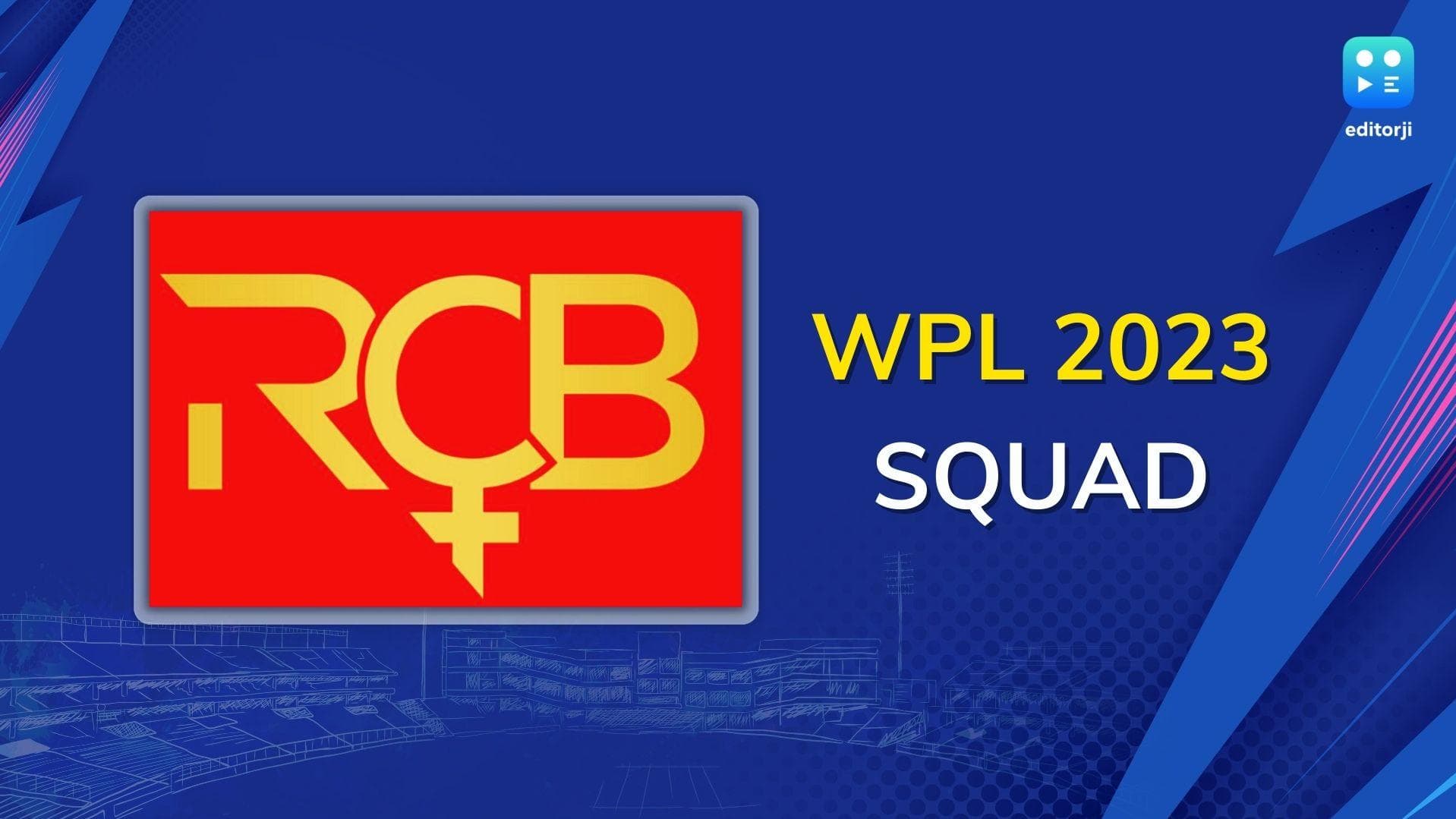 WPL 2023: Check Royal Challengers Bangalore full list of players and complete squad