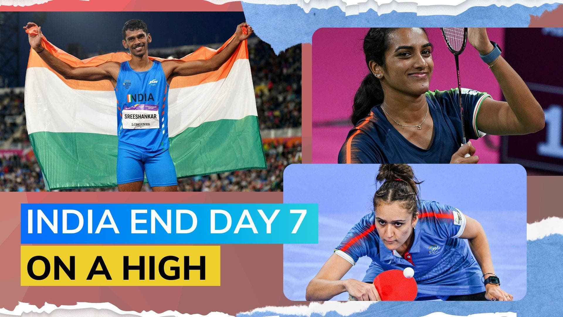 CWG Day 7: Overnight Round-up - Sreeshankar's historic silver, Tokas assures of a medal & other results