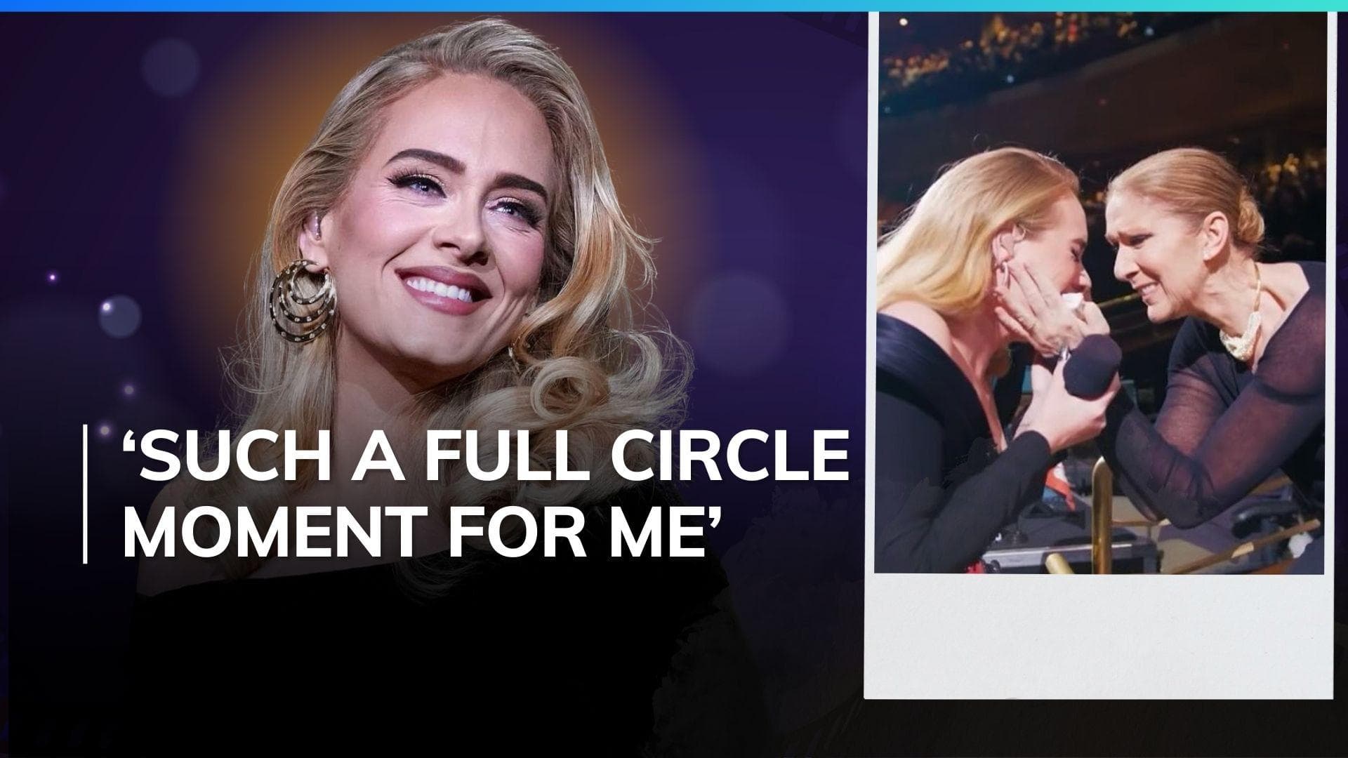 Adele gushes over Celine Dion’s surprise at Vegas show: ‘Words will never sum up what you mean to me’