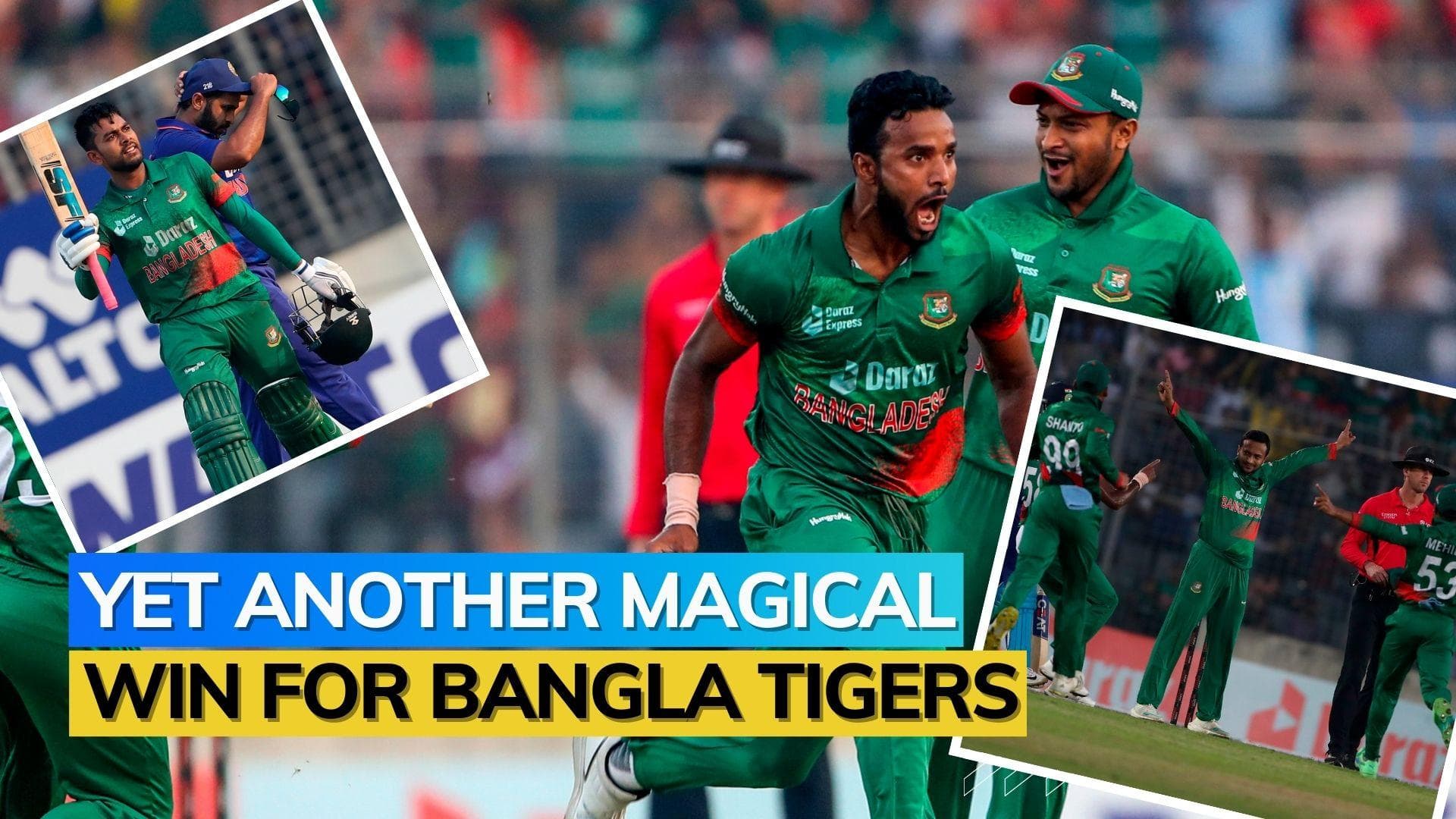 IND vs BAN 2nd ODI: Mehidy Hasan stars again as Bangla Tigers beat India by 5 runs
