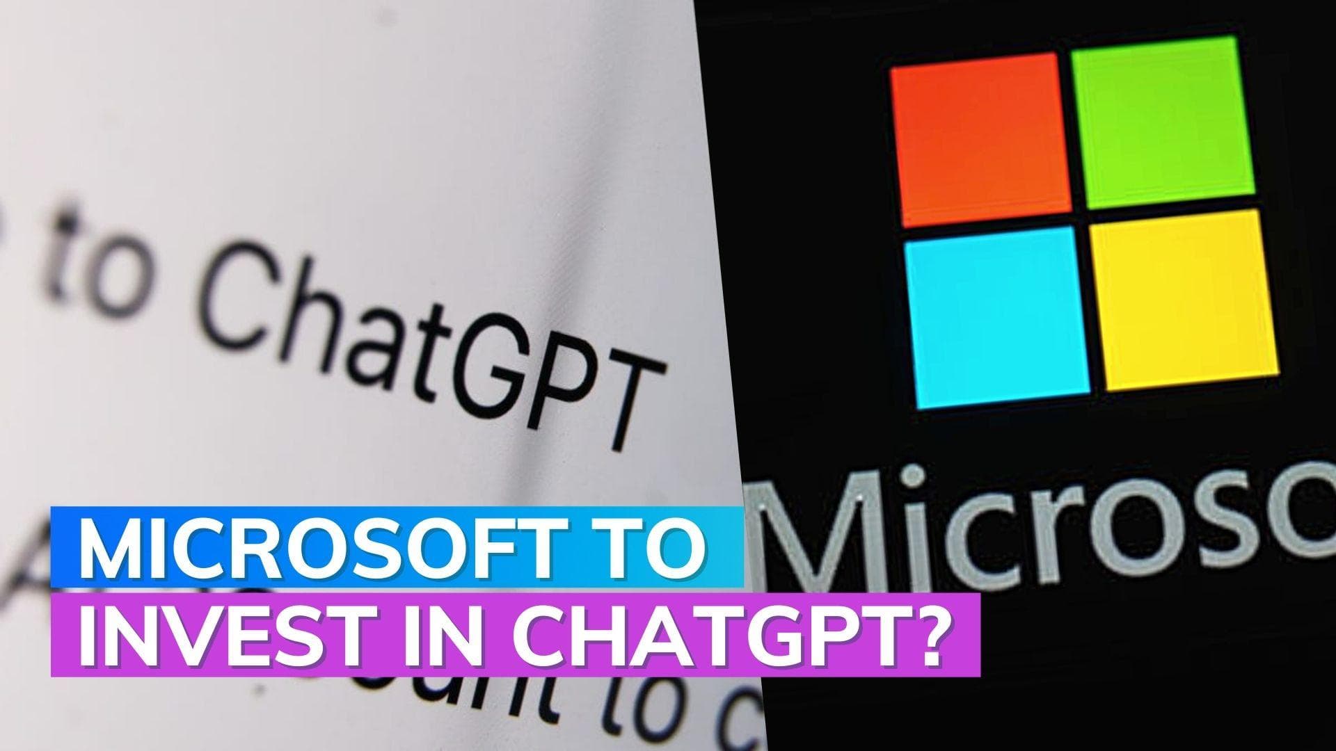 Microsoft in talks for $10 bn investment into ChatGPT