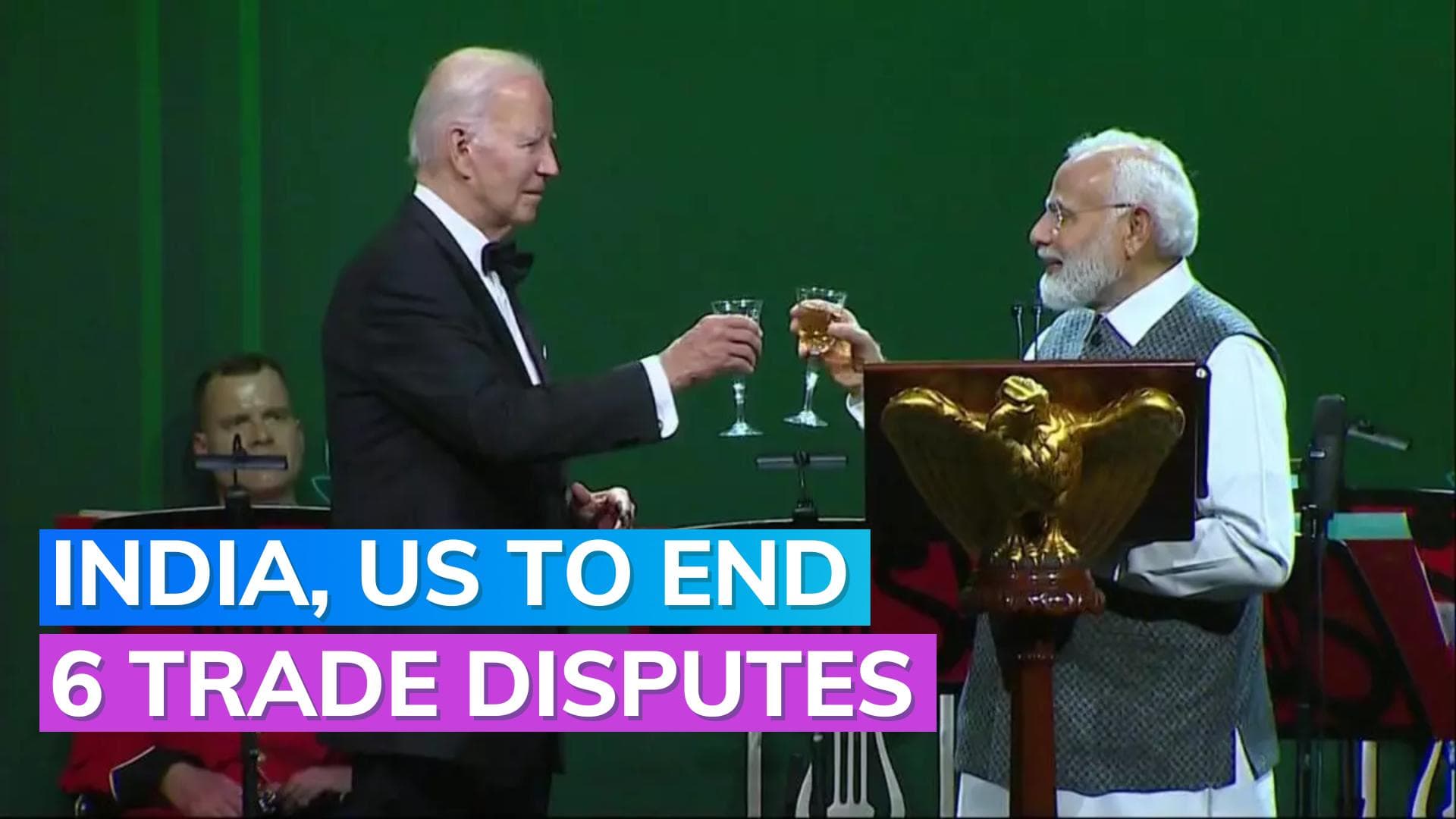 The US and India agree to resolve six trade disputes at the WTO