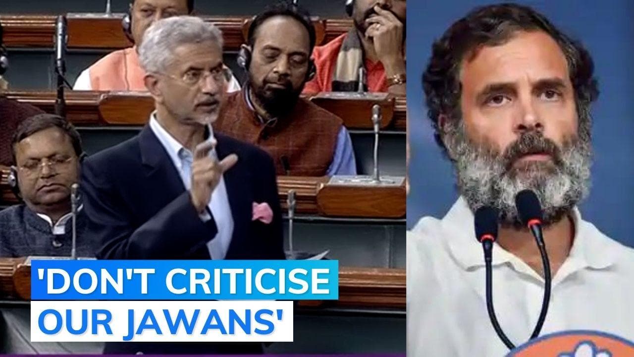 Our Jawans should be honoured says Jaishankar in response to Rahul Gandhi's remark