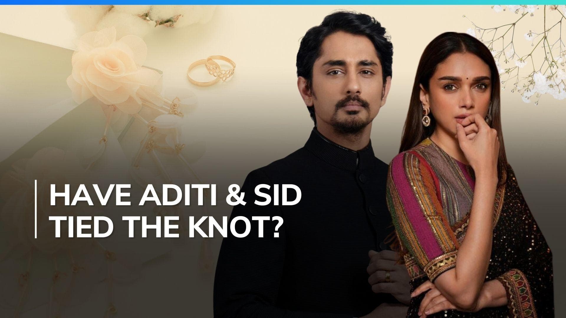 Aditi Rao Hydari gets hitched with Siddharth in a secret temple wedding in Telangana: Reports 