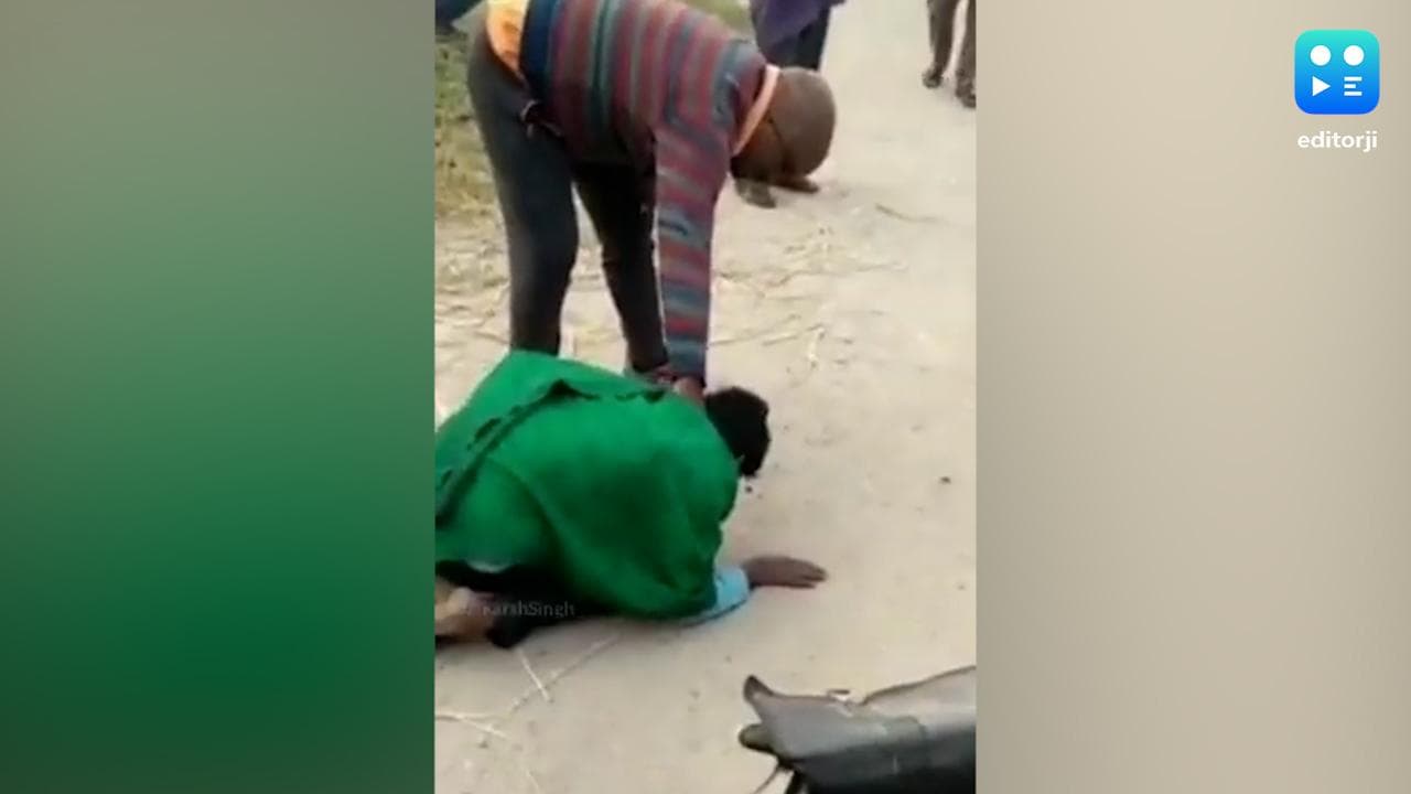 Bihar shocker on camera: village-head candidate forces youth, who didn't vote for him, to lick spit 