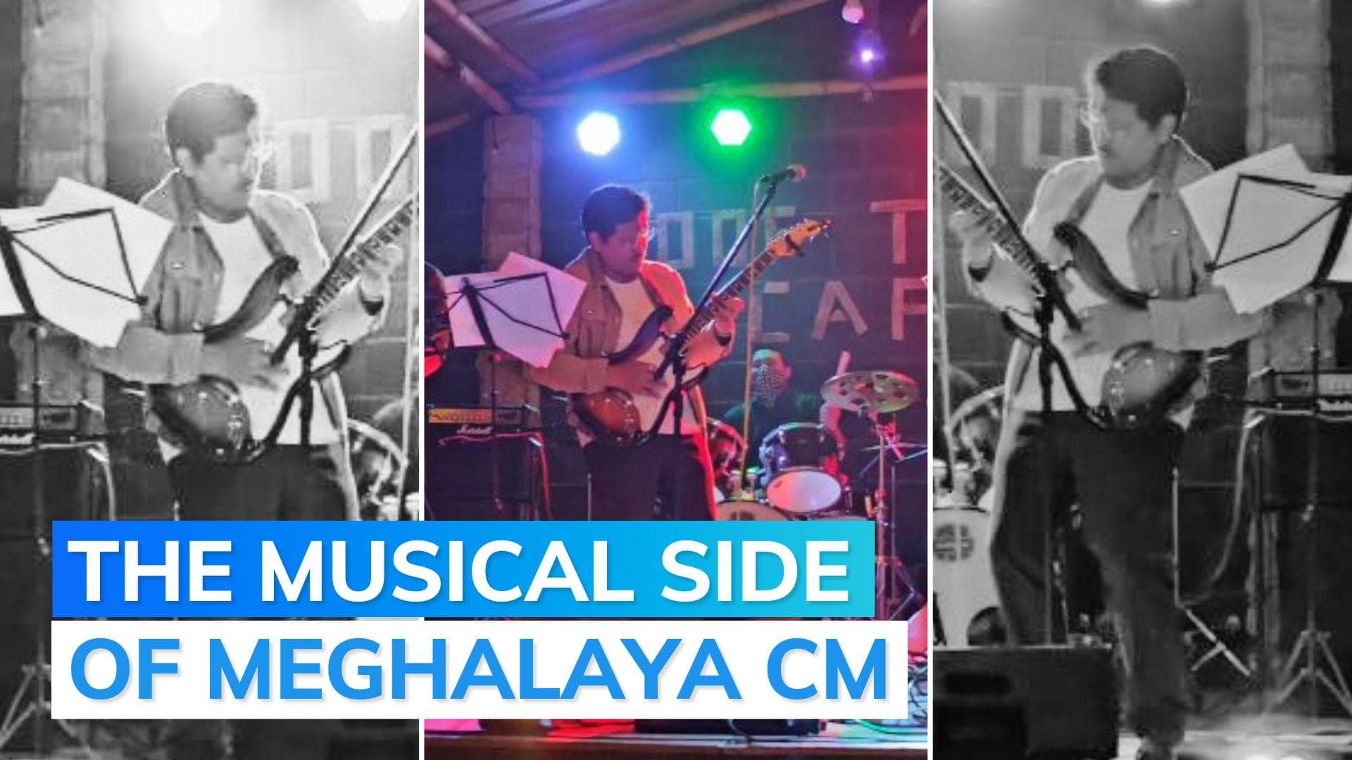 Meghalaya CM Sangama plays guitar, wows fans | Video