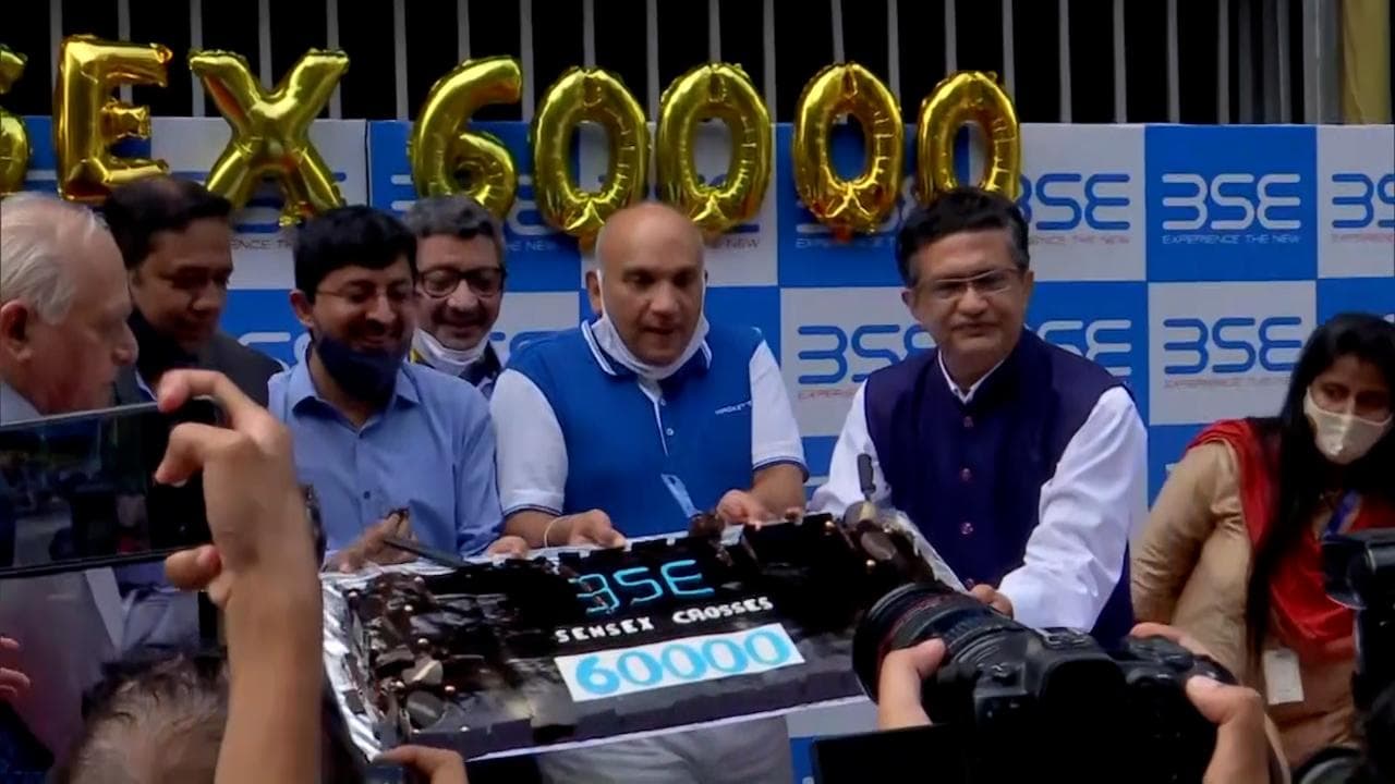 Sensex@60,000: 'रॉकेट' बना बाजार, Sensex पहली बार 60 हजार के पार 