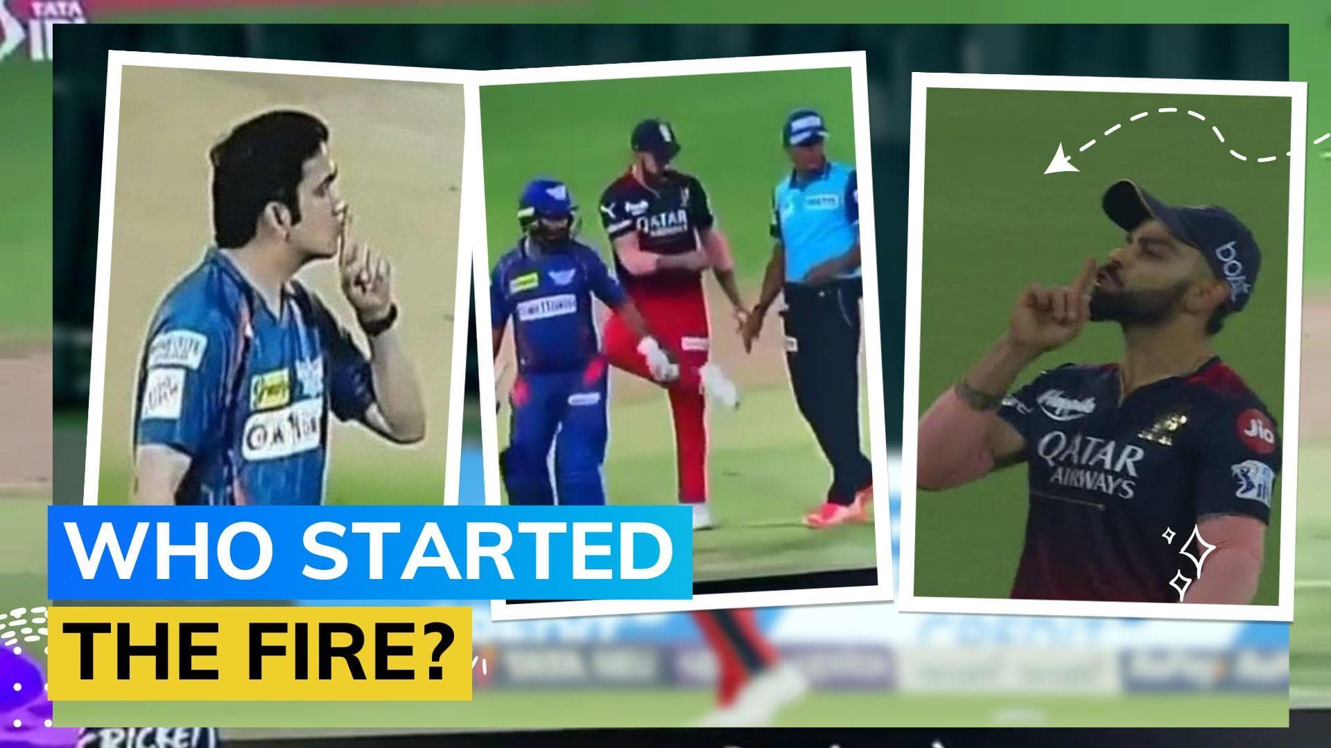 IPL 2023: Virat Kohli vs Gautam Gambhir - Timeline of Events 