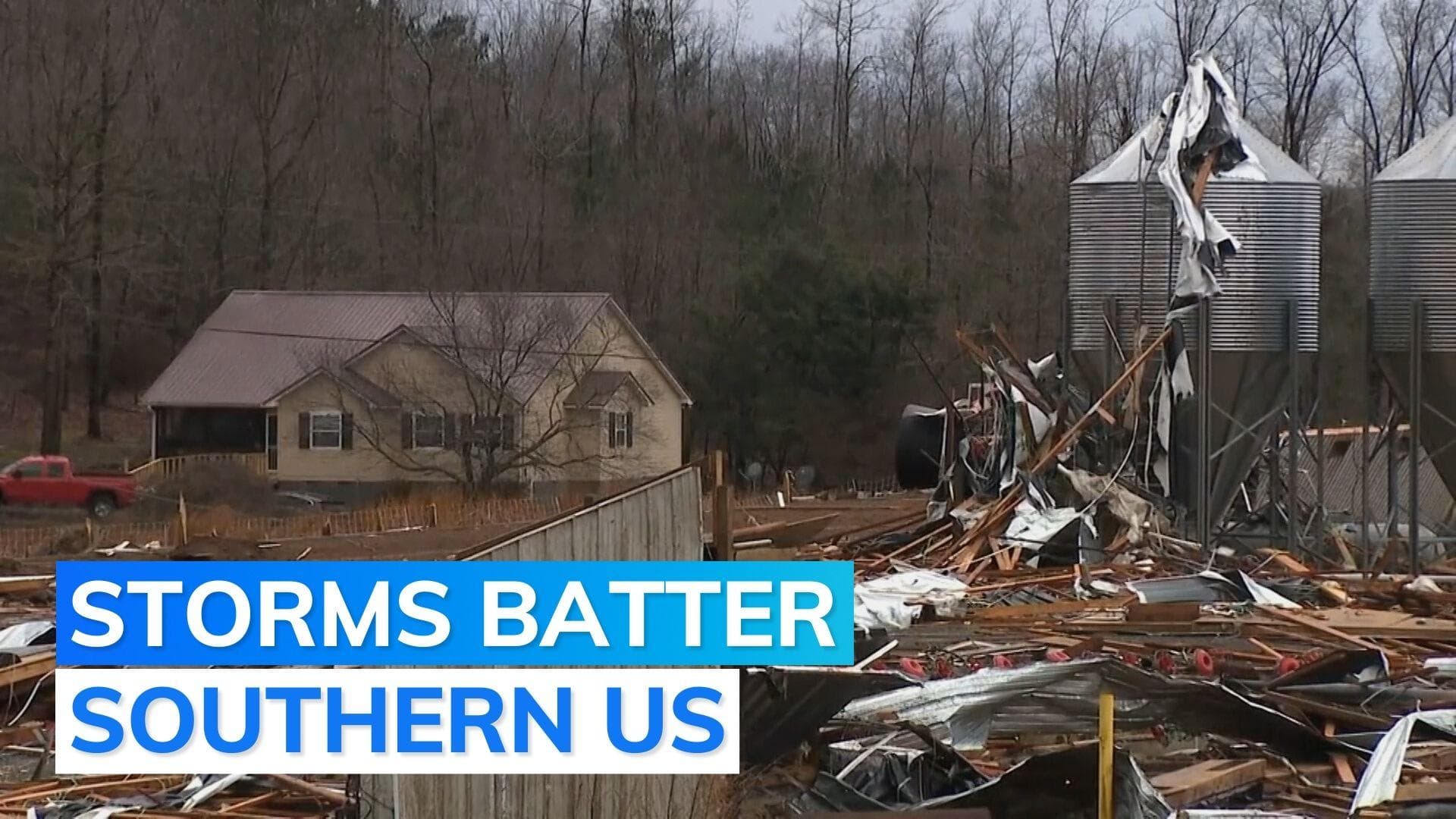 9 dead, widespread damage after storms rip across southern United States