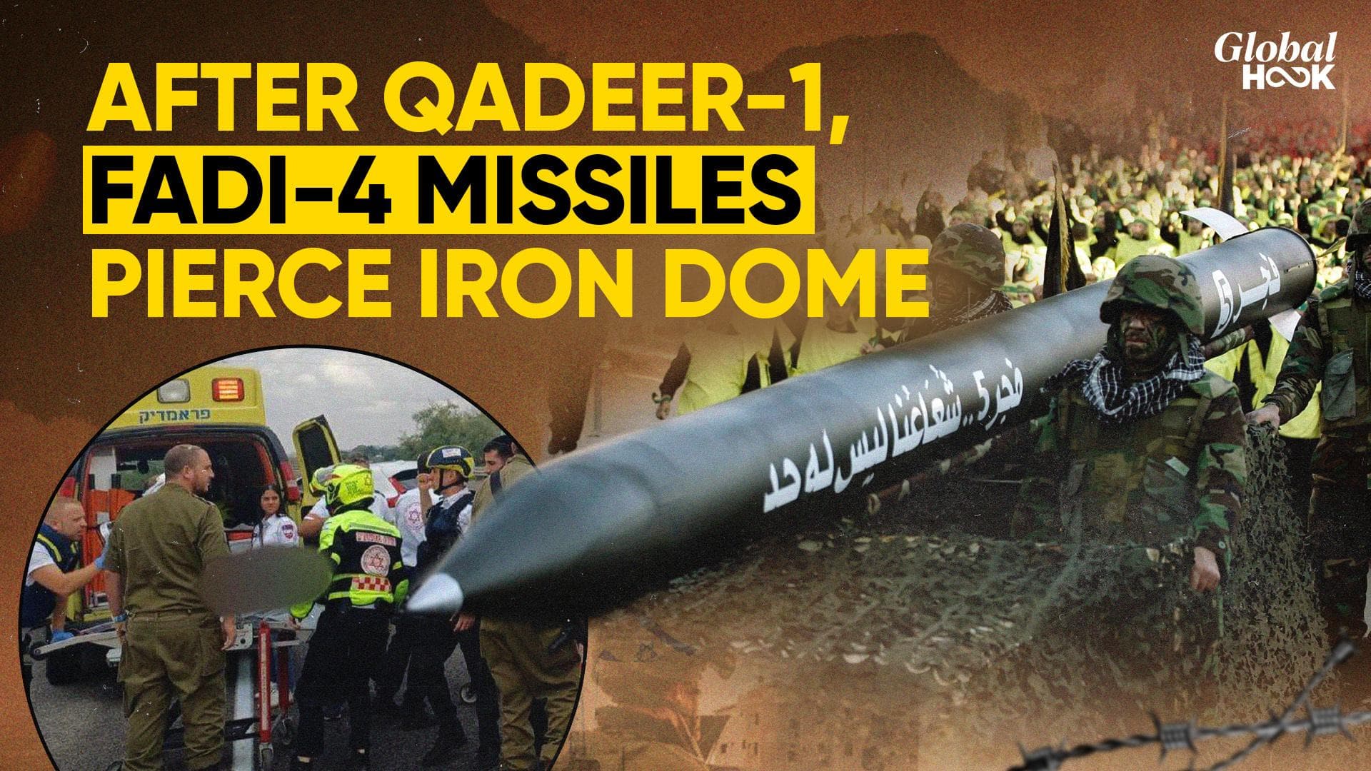 Hezbollah Unleashes Fadi-4 Missile | IDF military Intelligence, Mossad Headquarters Hit