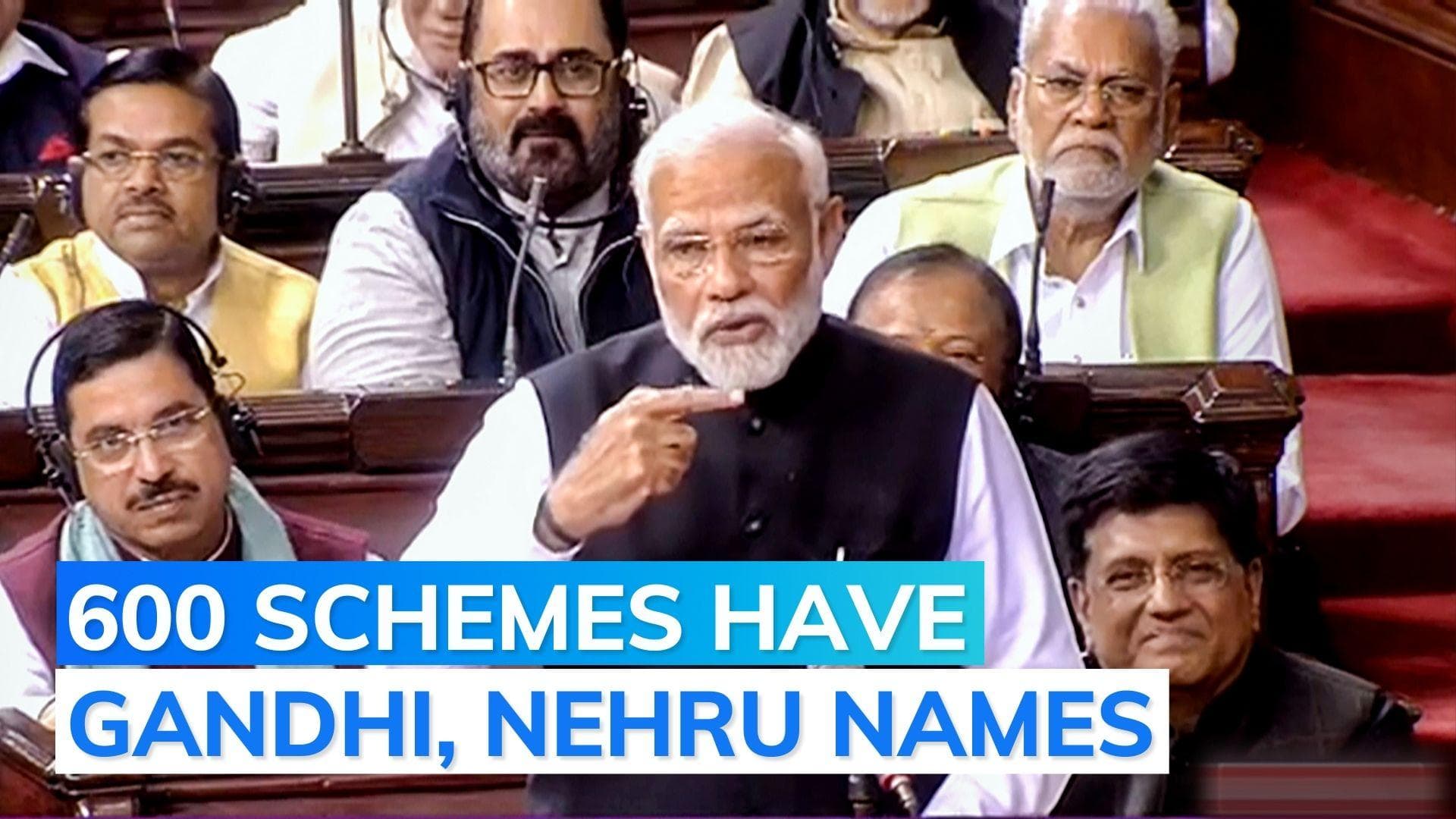 'Why don't you use Nehru surname?': PM Modi on objections to scheme names