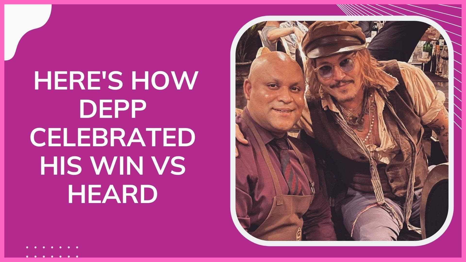 Johnny Depp celebrates trial win with lavish Indian feast in England 