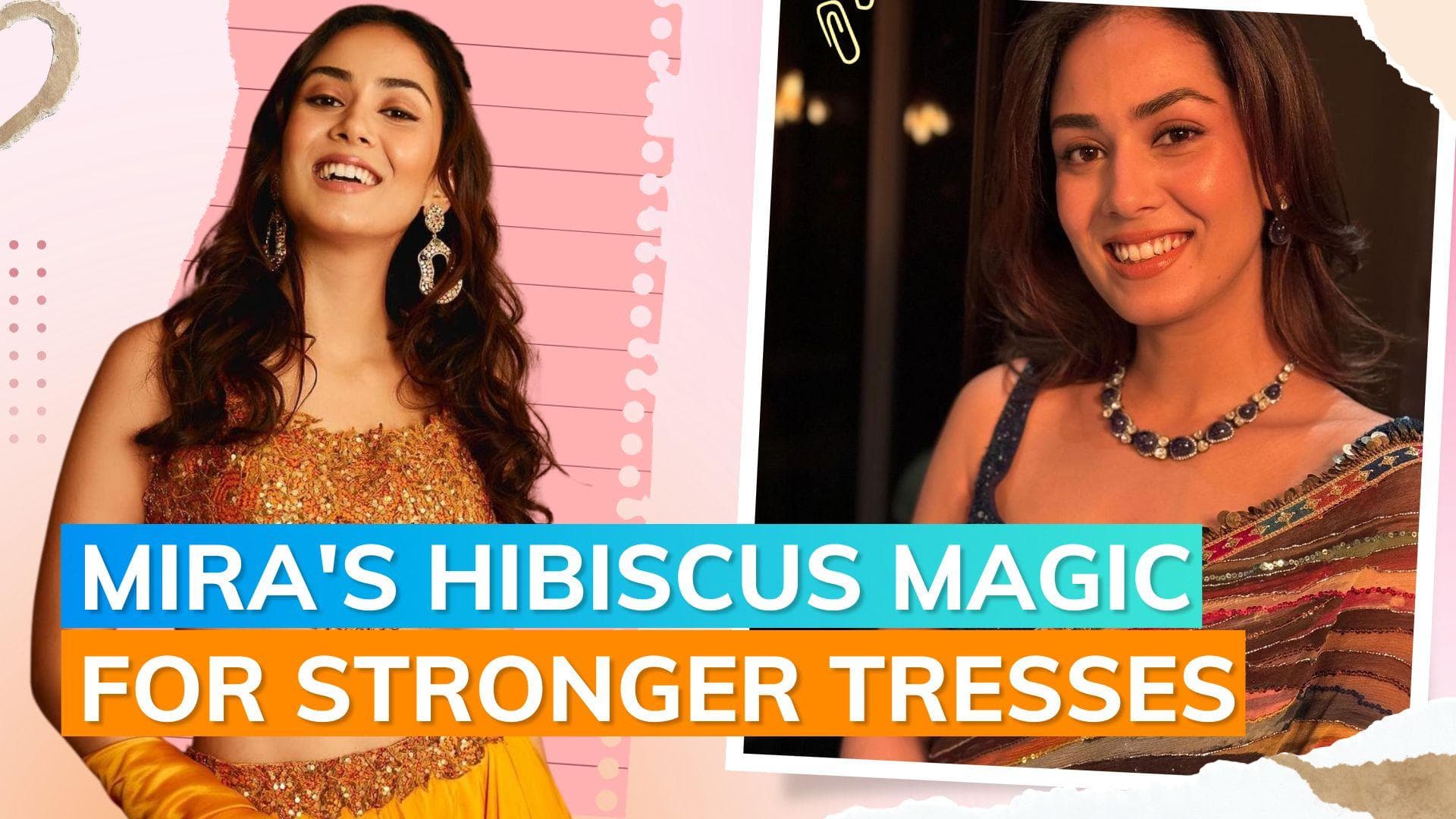 Want long and lustrous hair? Try Mira Rajput's DIY Hibiscus hair oil recipe
