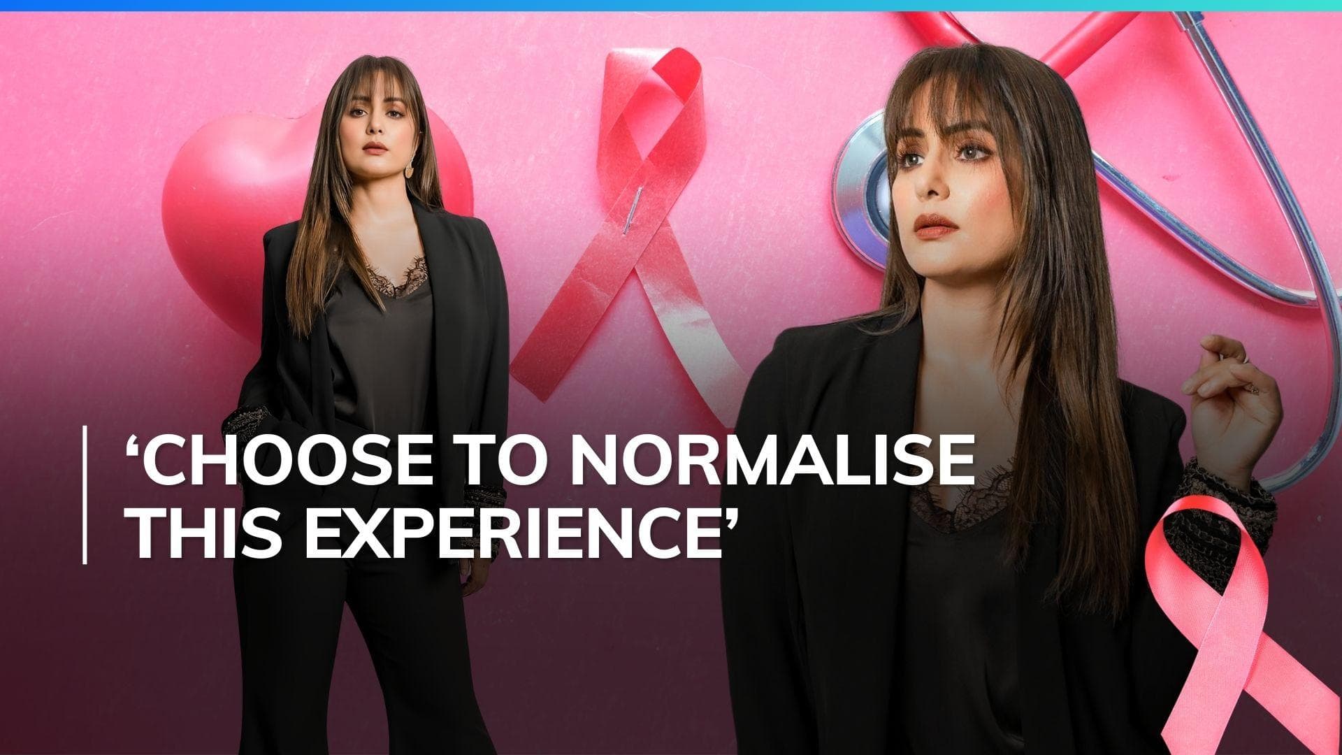 Hina Khan went for her 1st chemotherapy session right after attending an award show | Watch video