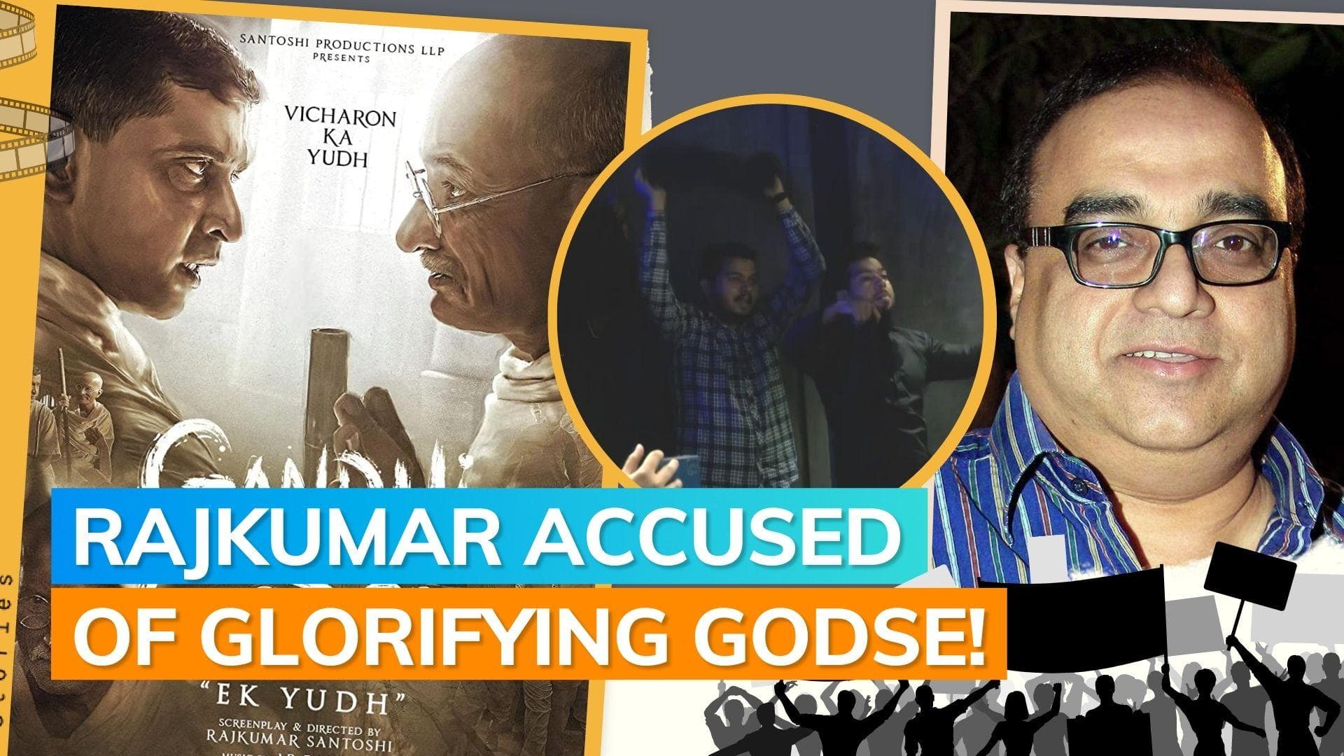 ‘Gandhi Godse: Ek Yudh’: Protest at press conference of Rajkumar Santoshi’s film