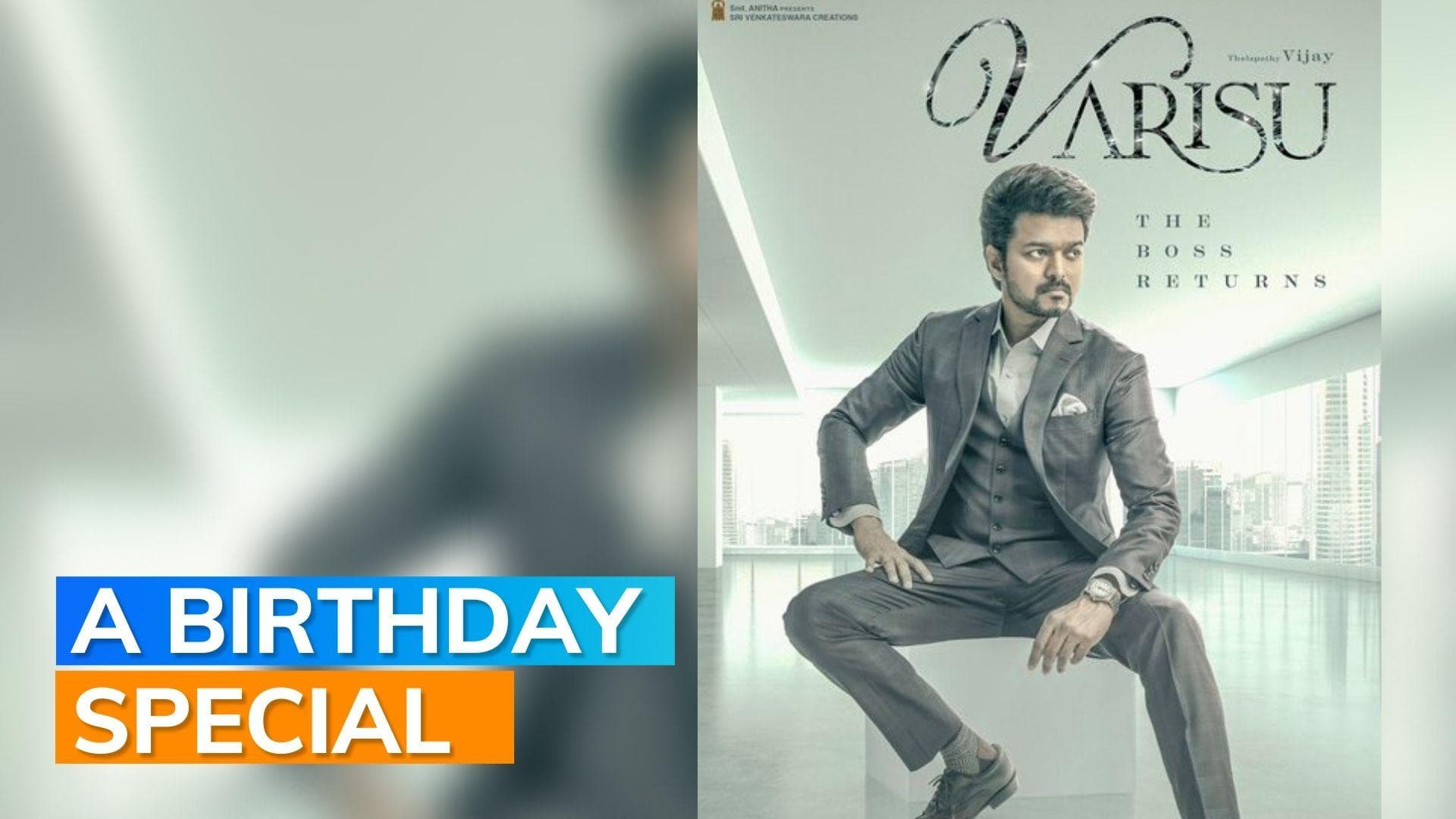 First-look poster of ‘Varisu’ unveiled: Vijay Thalapathy is ‘The Boss’ in his forthcoming film