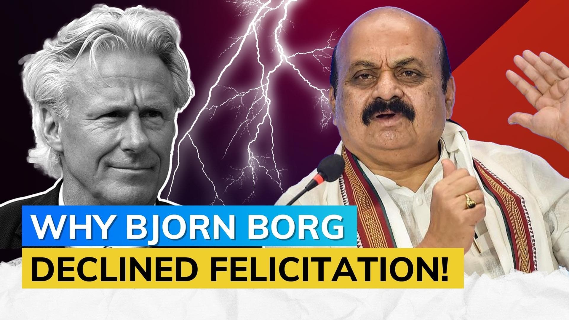 Tennis legend Bjorn Borg gives felicitation event a miss after Karnataka CM Bommai turns up 2 hours late