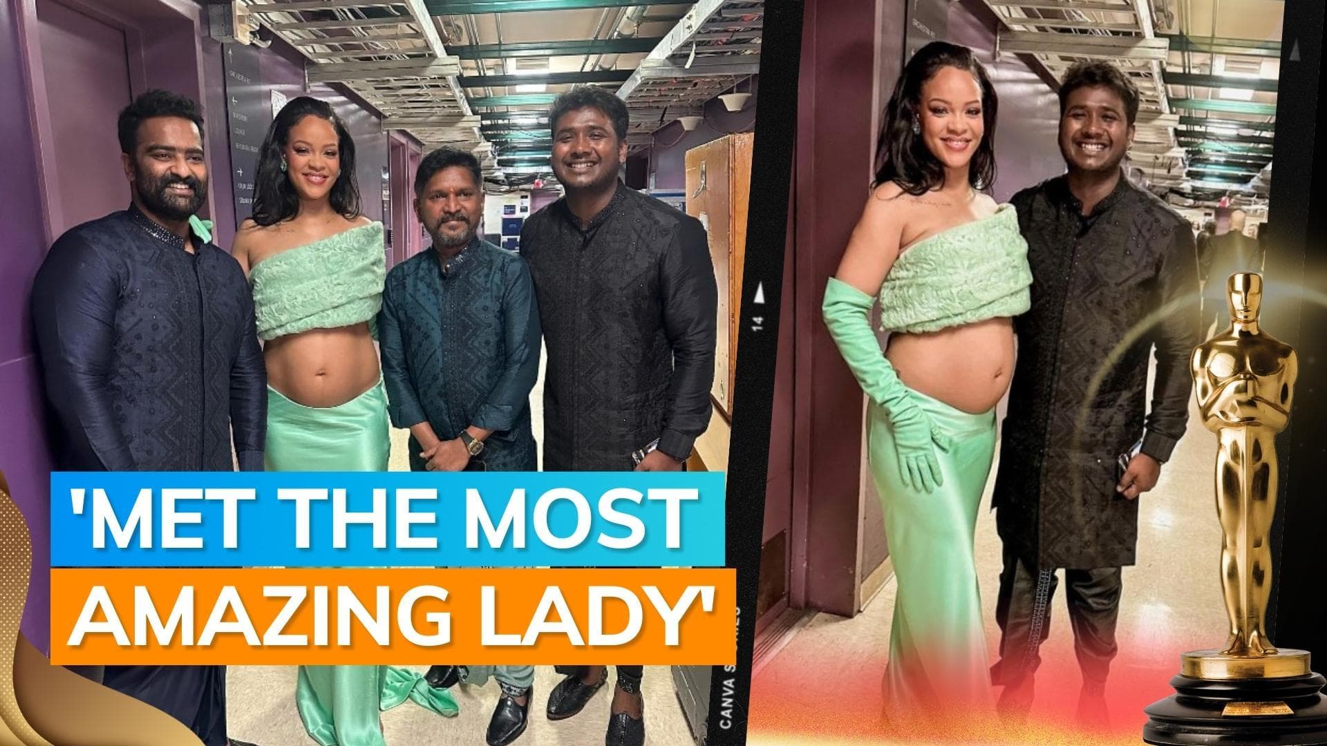 'Naatu Naatu' singers meet Rihanna at Oscars 2023, say memory is going to stay in their hearts forever