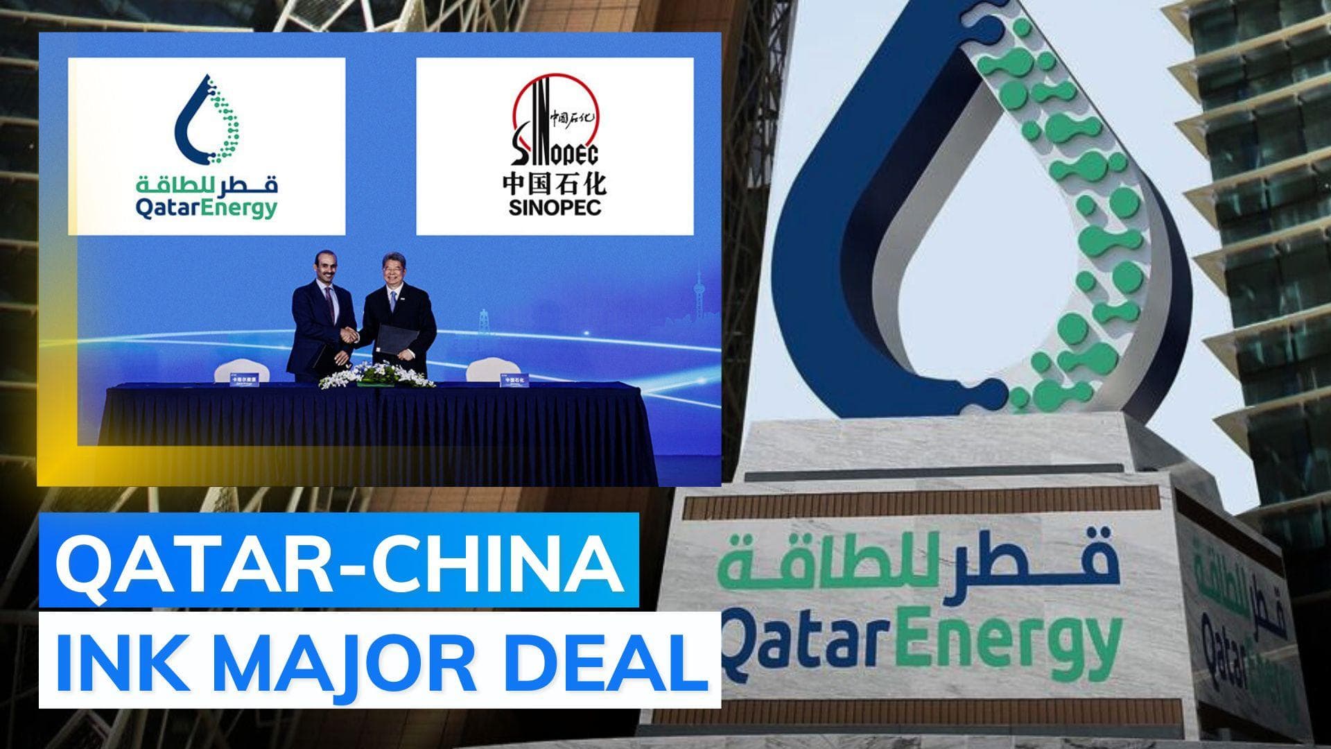 Qatar signs major gas supply deal with China