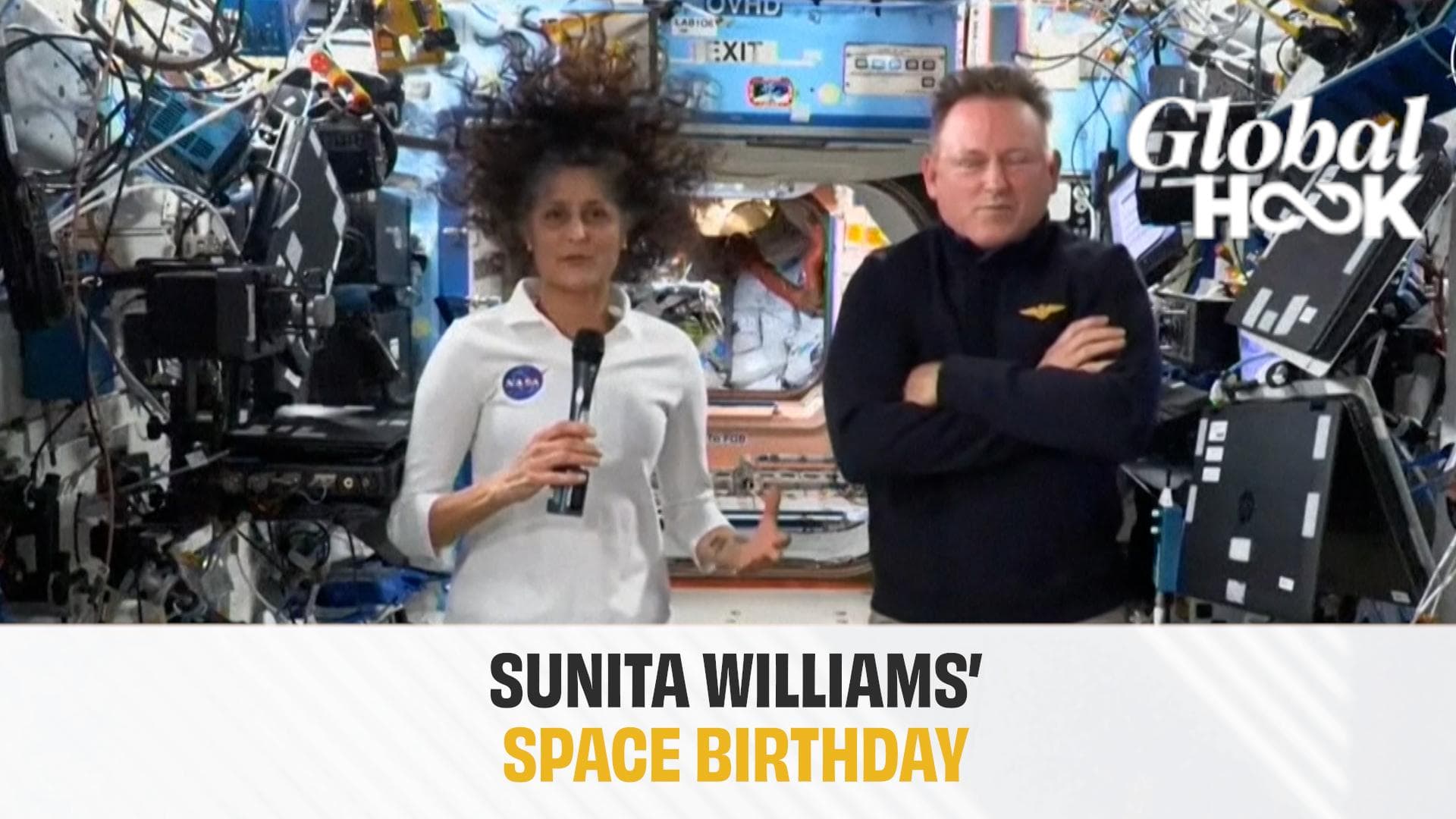 Sunita Williams Celebrates 59th Birthday Replacing Filters In Space Bathroom