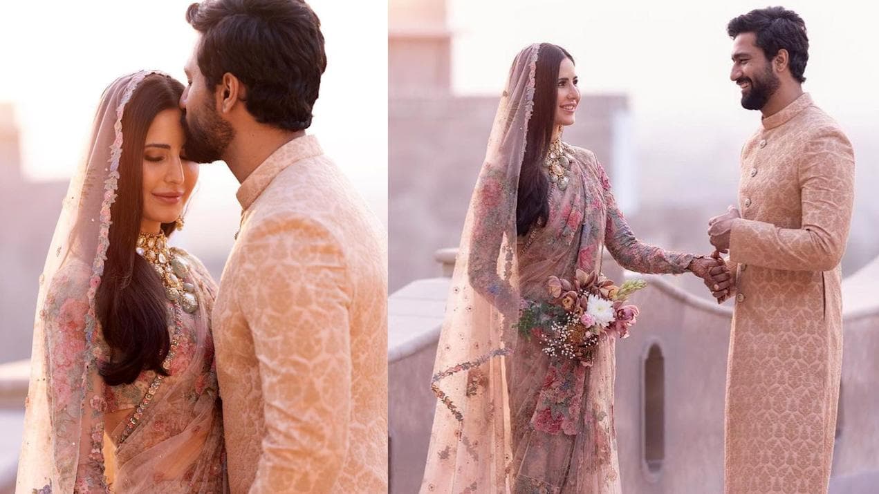 Katrina Kaif and Vicky Kaushal release pre-wedding shoot photos, Vicky can't take his eyes off his bride