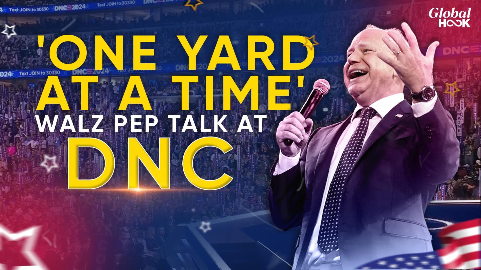 Coach Walz Tells DNC To Play Offence Against Donald Trump, Get Kamala Harris To White House