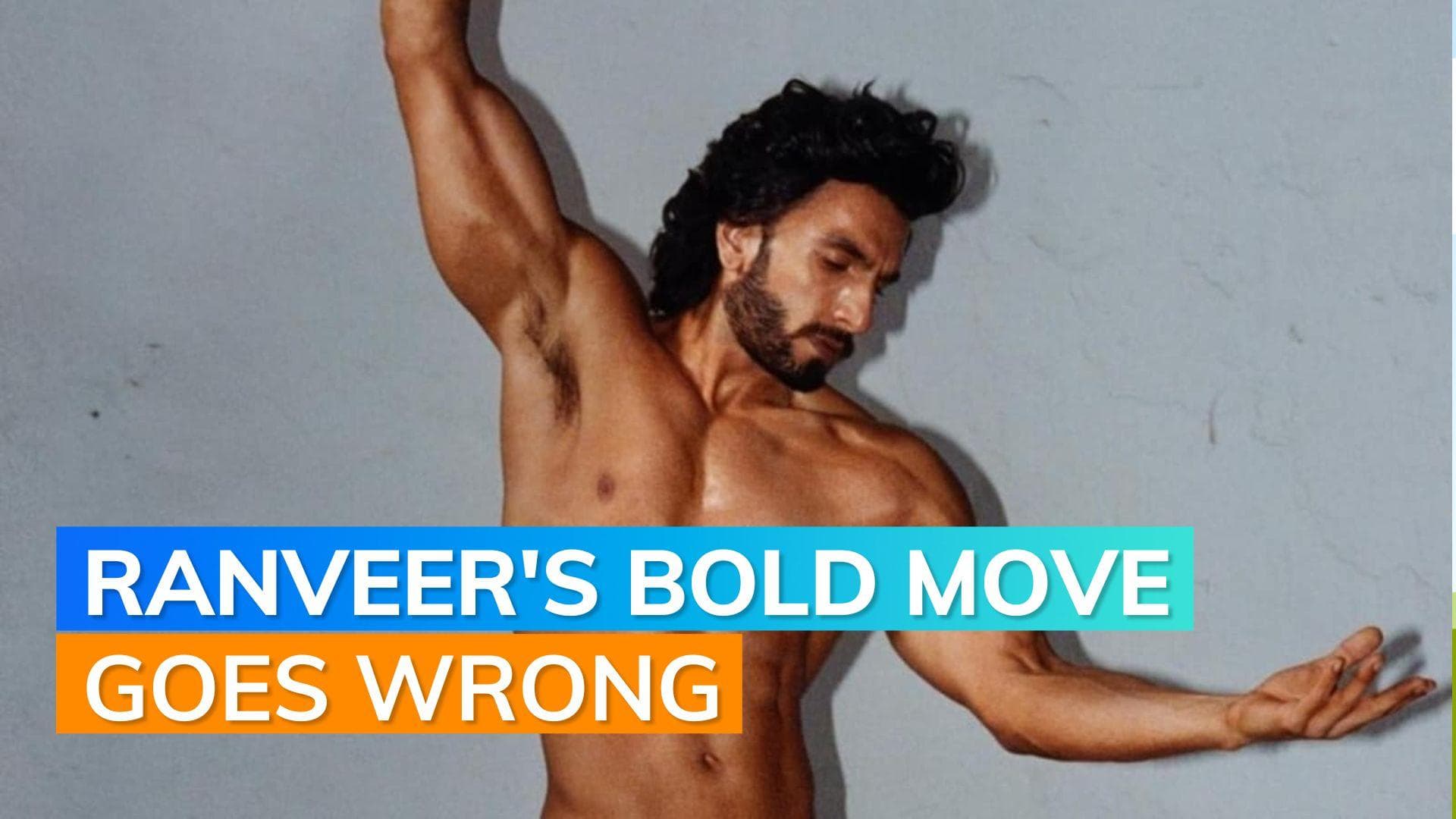 Ranveer Singh in legal trouble over his nude photoshoot, police complaint filed against him
