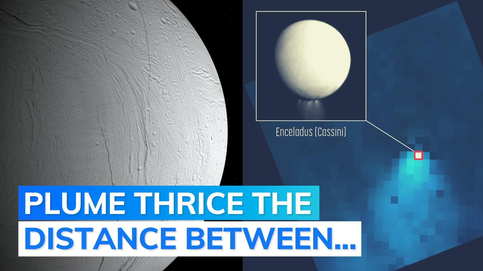 NASA's James Webb telescope spots gigantic water plume on Saturn's moon Enceladus