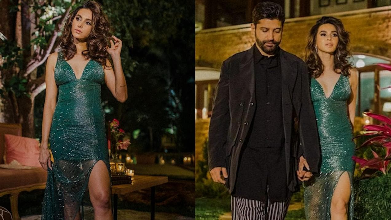 Shibani Dandekar and Farhan Akhtar raise the oomph factor in the recent photographs shared by the former