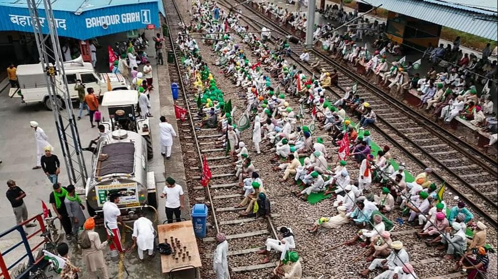Rail roko: People stranded as farmers block railway tracks in protest against Lakhimpur Kheri incident