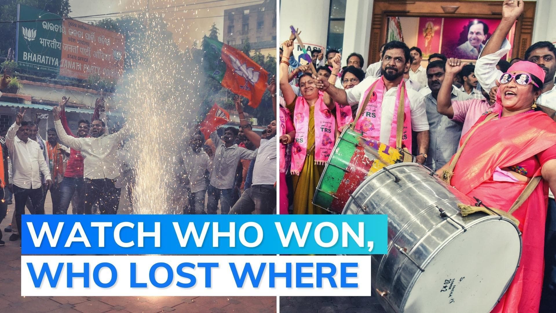 Bypoll results: BJP boost ahead of Gujarat elections, wins 4 of 7 seats; TRS, RJD, Uddhav Sena get 1 each