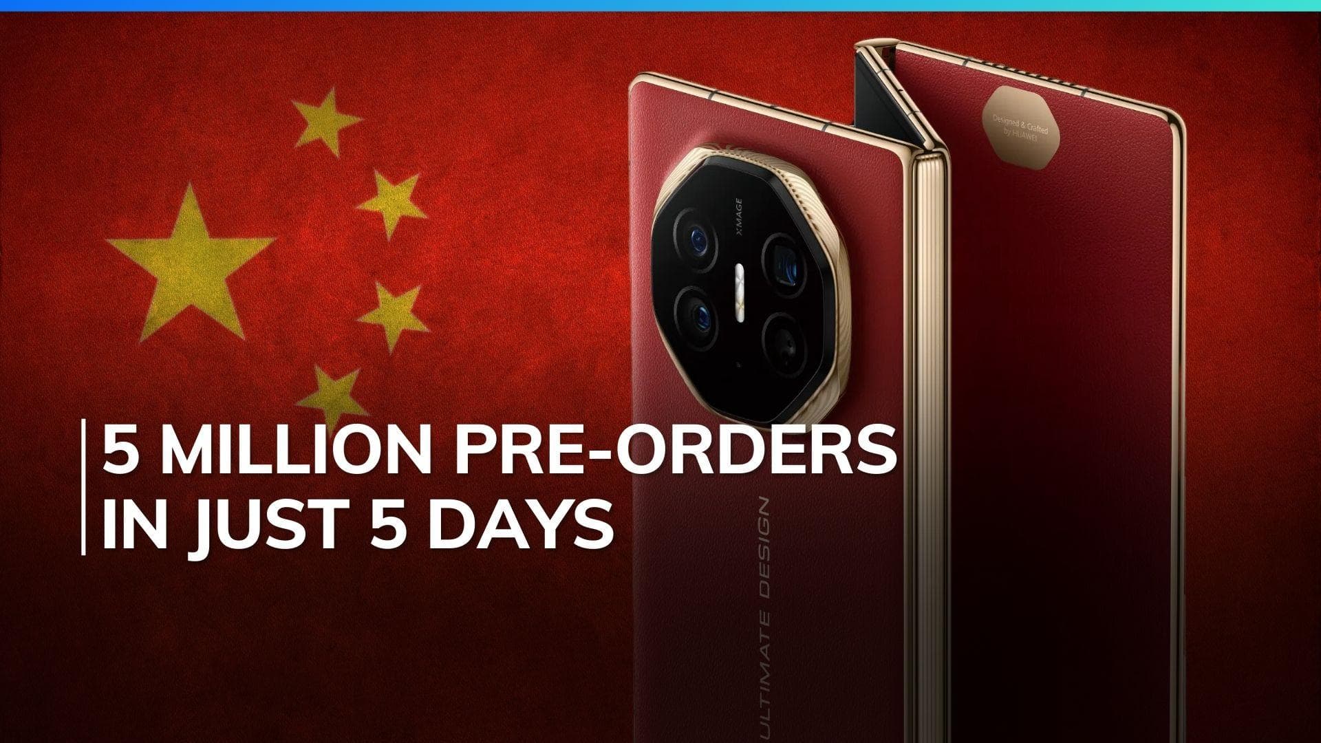 Huawei Mate XT: World's First Tri-Fold Phone Surpasses 5 Million Pre-Orders In 5 Days