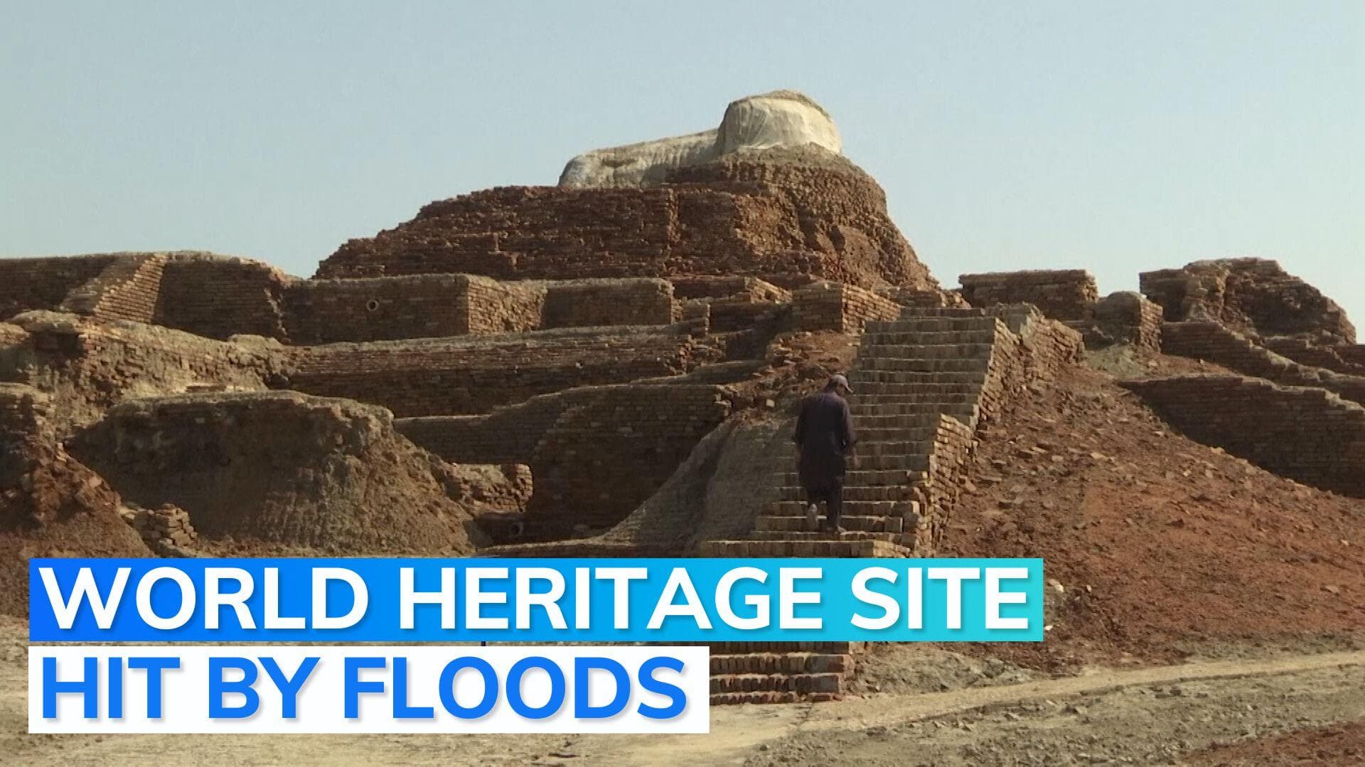 Pakistan floods damage parts of 5000-year-old ruins of Mohenjo Daro 