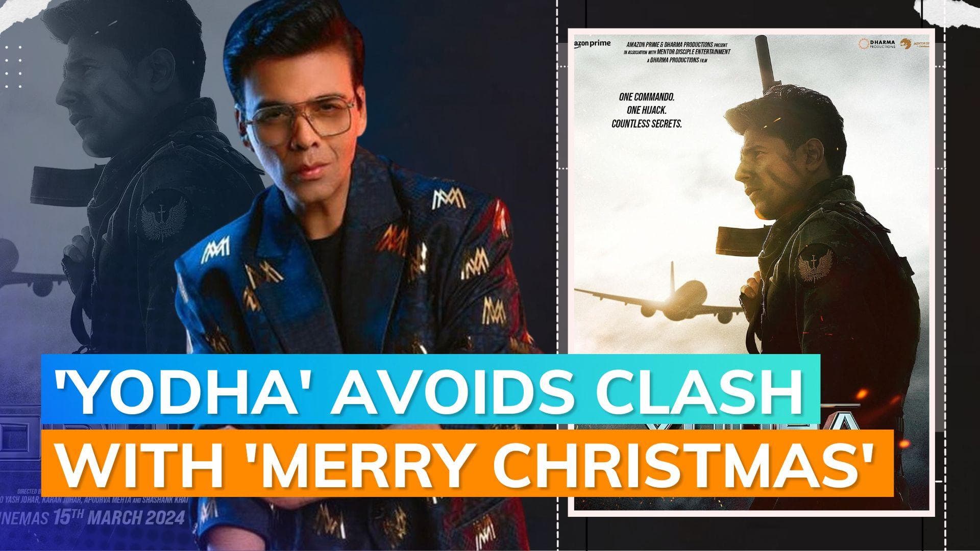 ‘Yodha’: Sidharth Malhotra starrer postponed again; Karan Johar shares film will release in March 2024