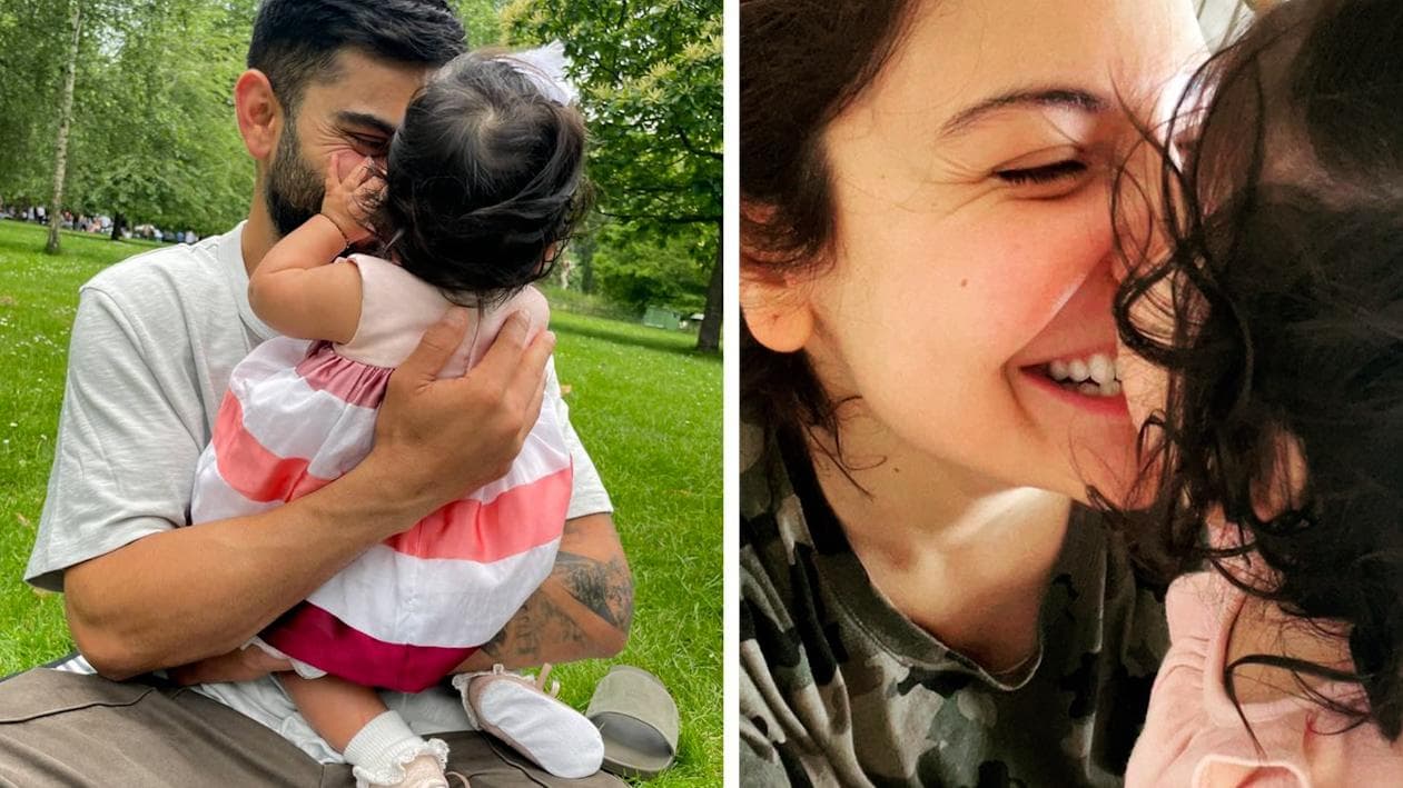Anushka-Virat react as daughter Vamika’s pictures go viral: ‘We were caught off guard’