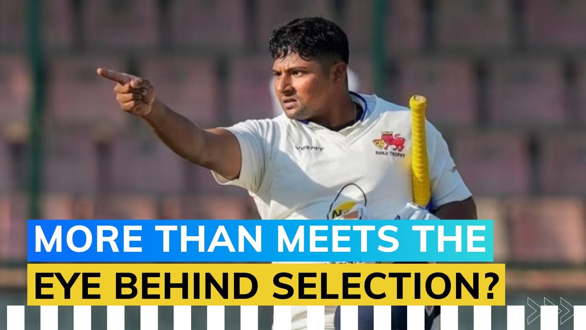 BCCI official's remark about 'off-field conduct' adds to Sarfaraz Khan's non-selection debate 